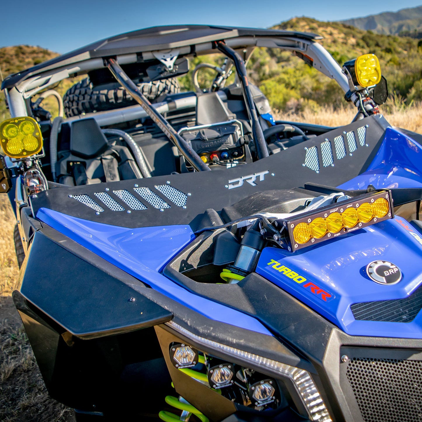 DRT Aluminum Wind Diffuser for 2017+ Can‑Am Maverick X3 UTV