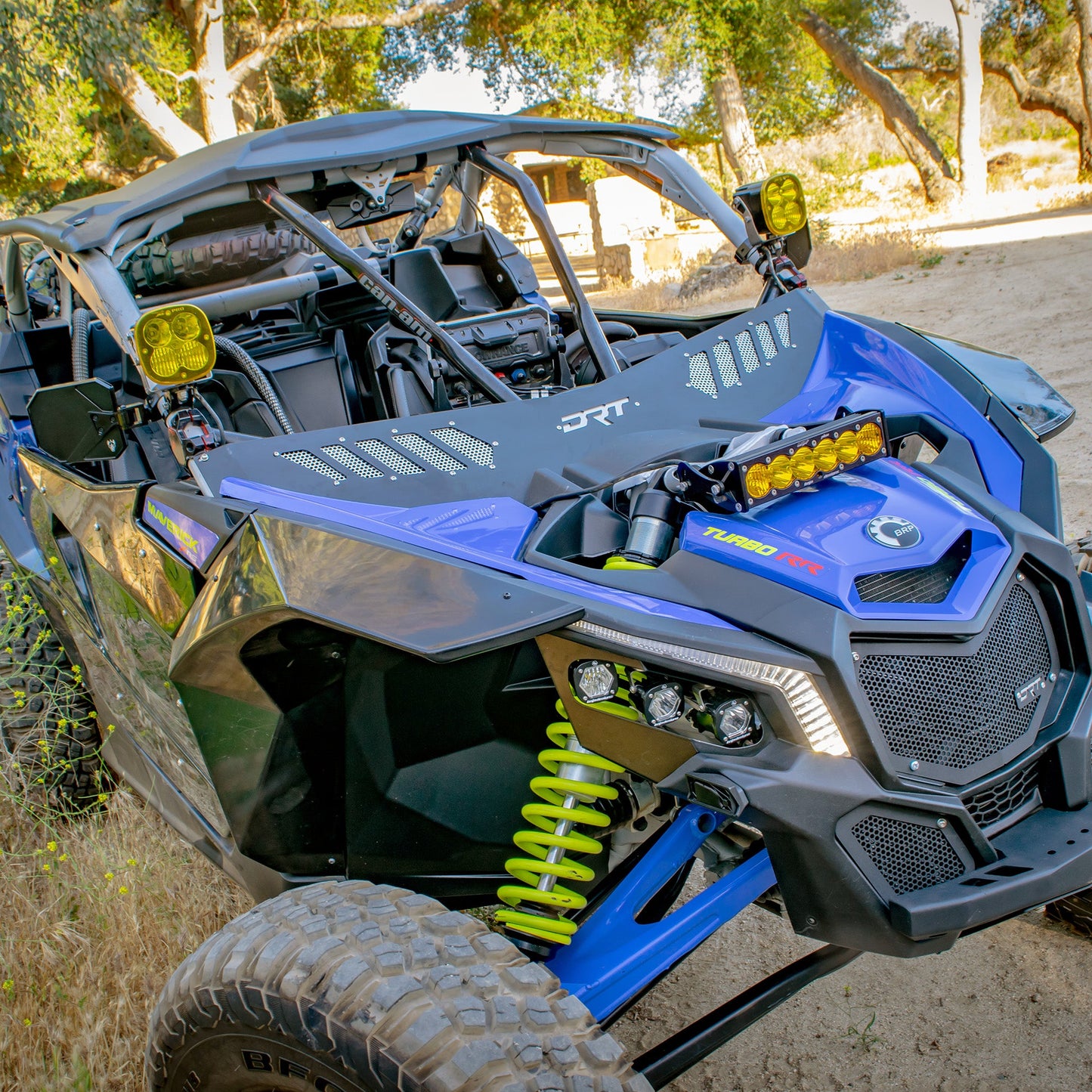 DRT Aluminum Wind Diffuser for 2017+ Can‑Am Maverick X3 UTV