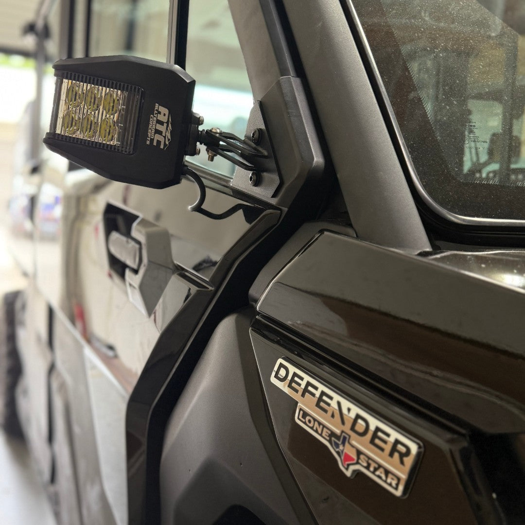 All Terrain Concepts Side-Winder UTV Mirror Billet Aluminum