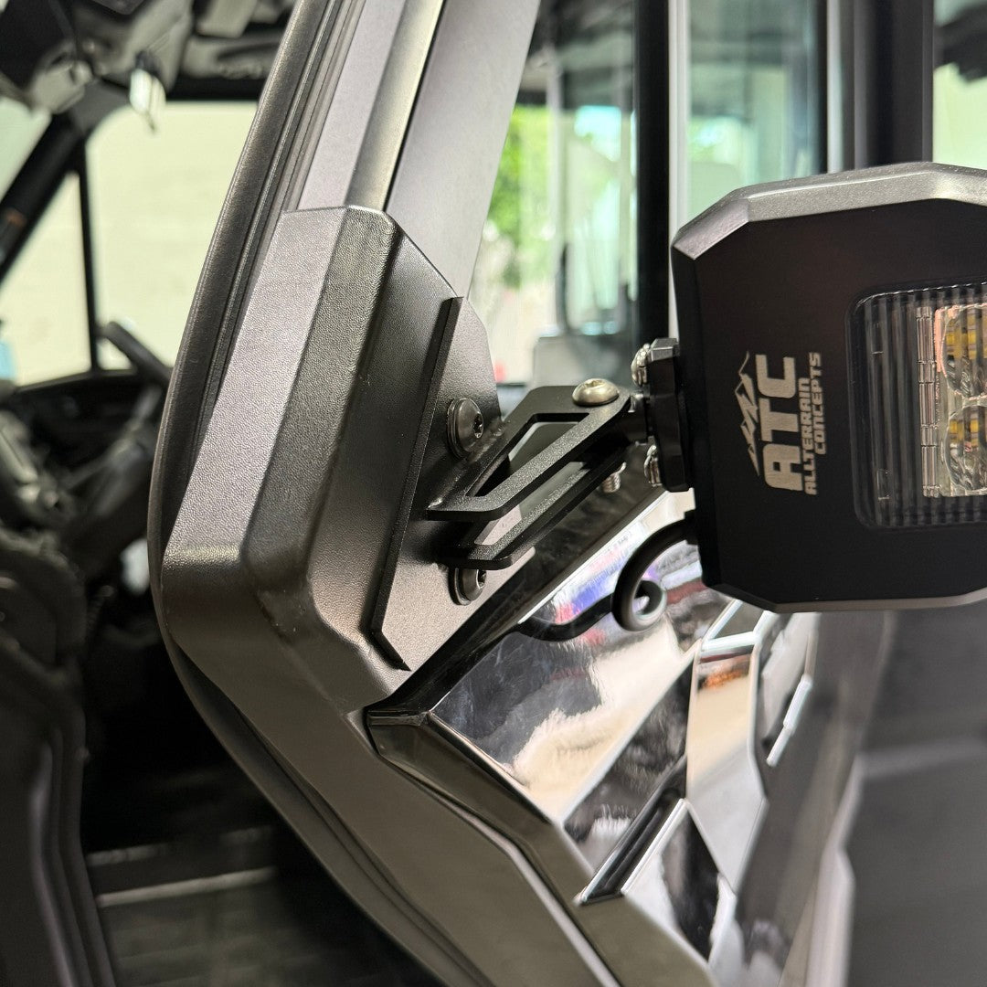 All Terrain Concepts Side-Winder UTV Mirror Billet Aluminum