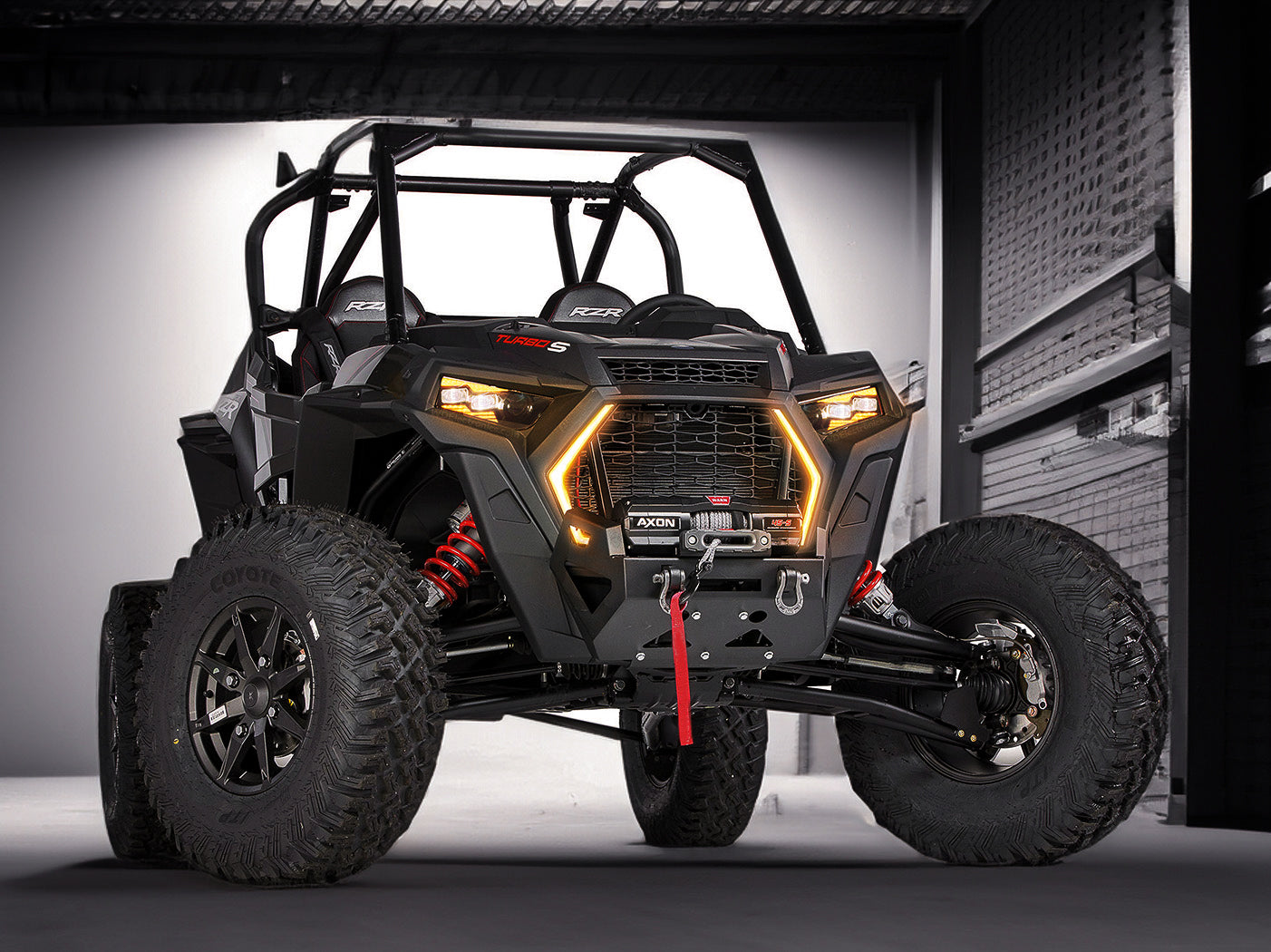 Polaris RZR Turbo S Headlights & Fang Lights Combo 2018-2022