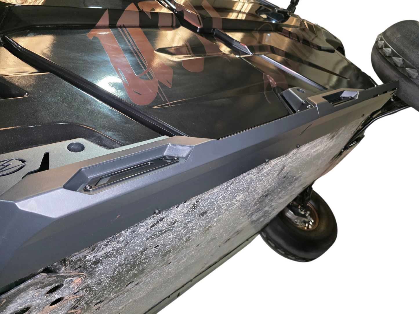 Can-Am Defender HD10 Rock Steps 4-Seat Hammer Black Finish