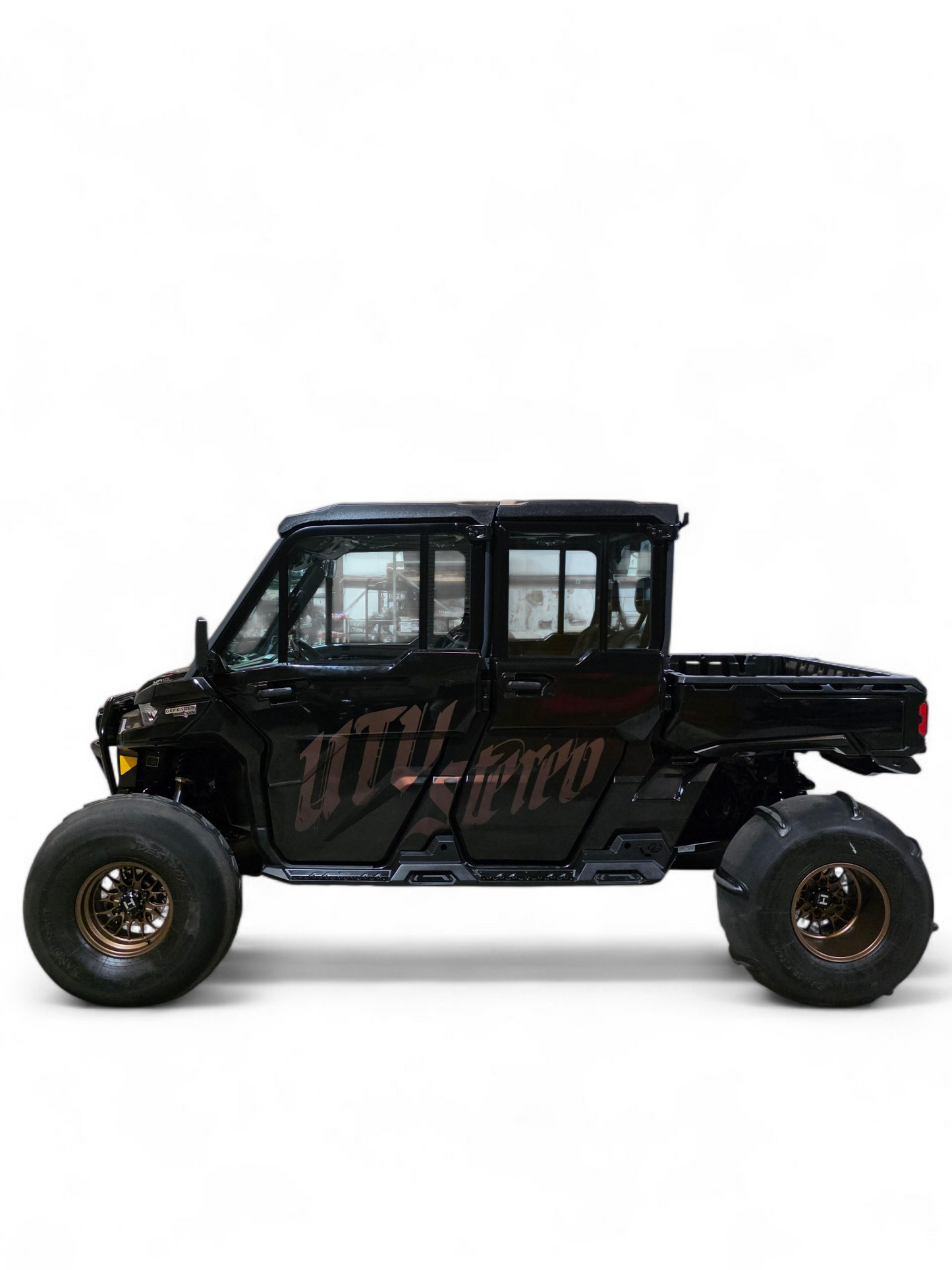 Can-Am Defender HD10 Rock Steps 4-Seat Hammer Black Finish