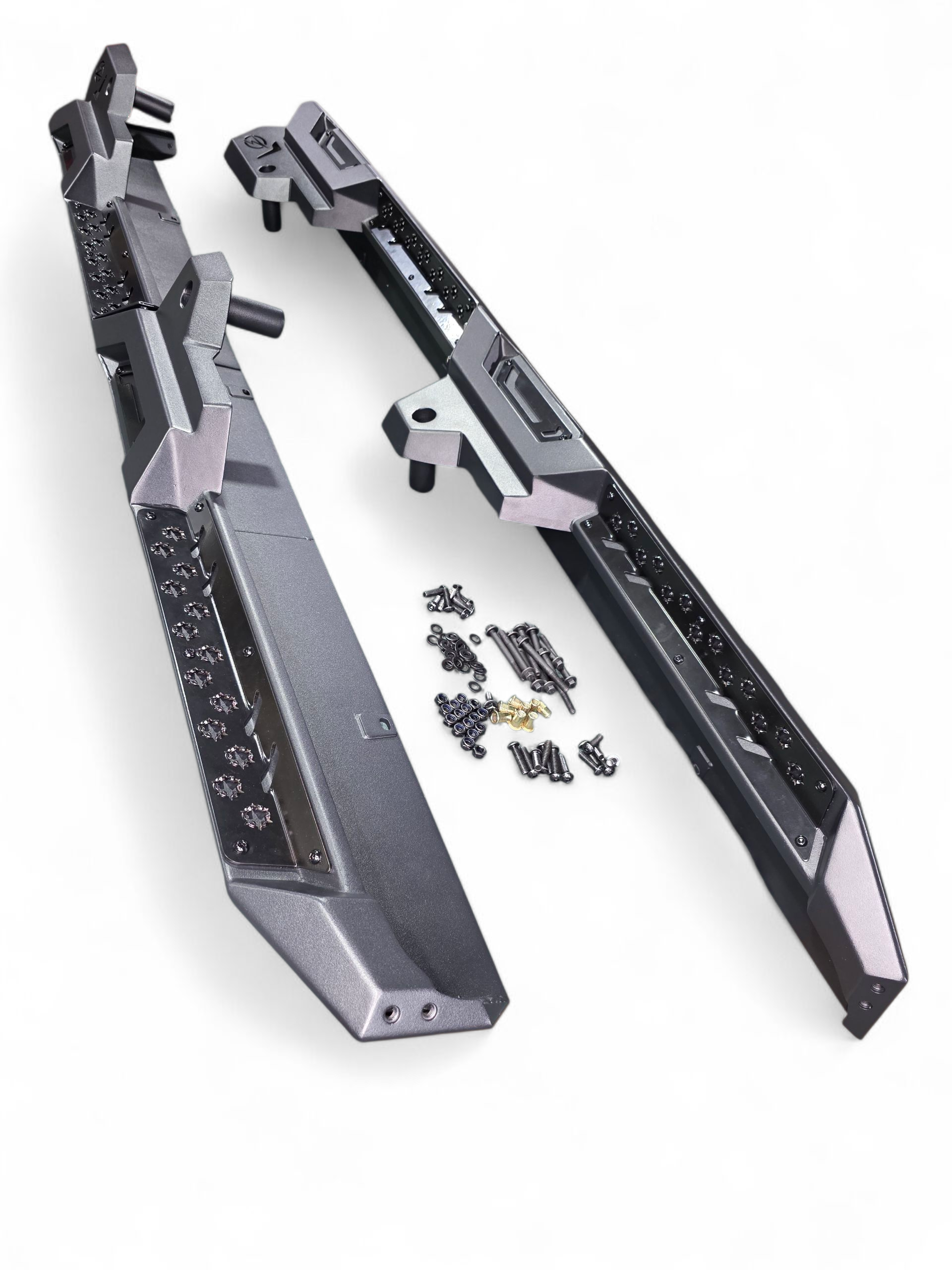 Can-Am Defender HD10 Rock Steps 4-Seat Hammer Black Finish