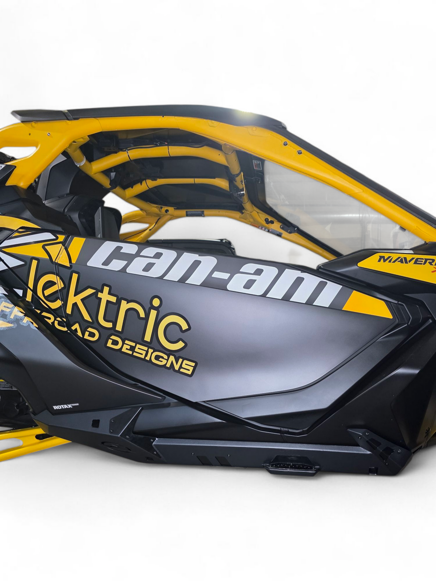 Can-Am Maverick R Volt Rocker Steps 2-Seat Hammer Black