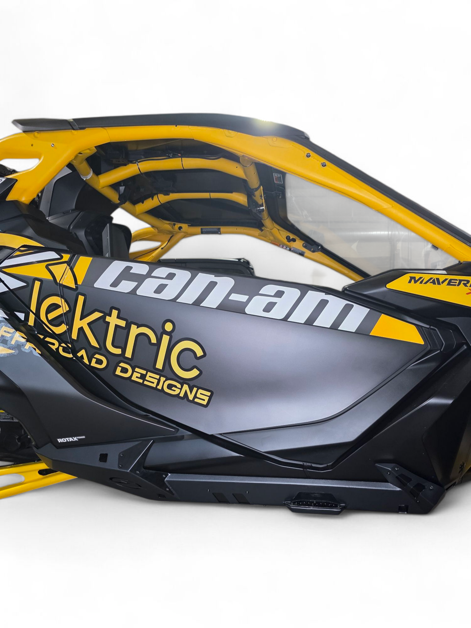 Can-Am Maverick R Volt Rocker Steps 2-Seat Hammer Black