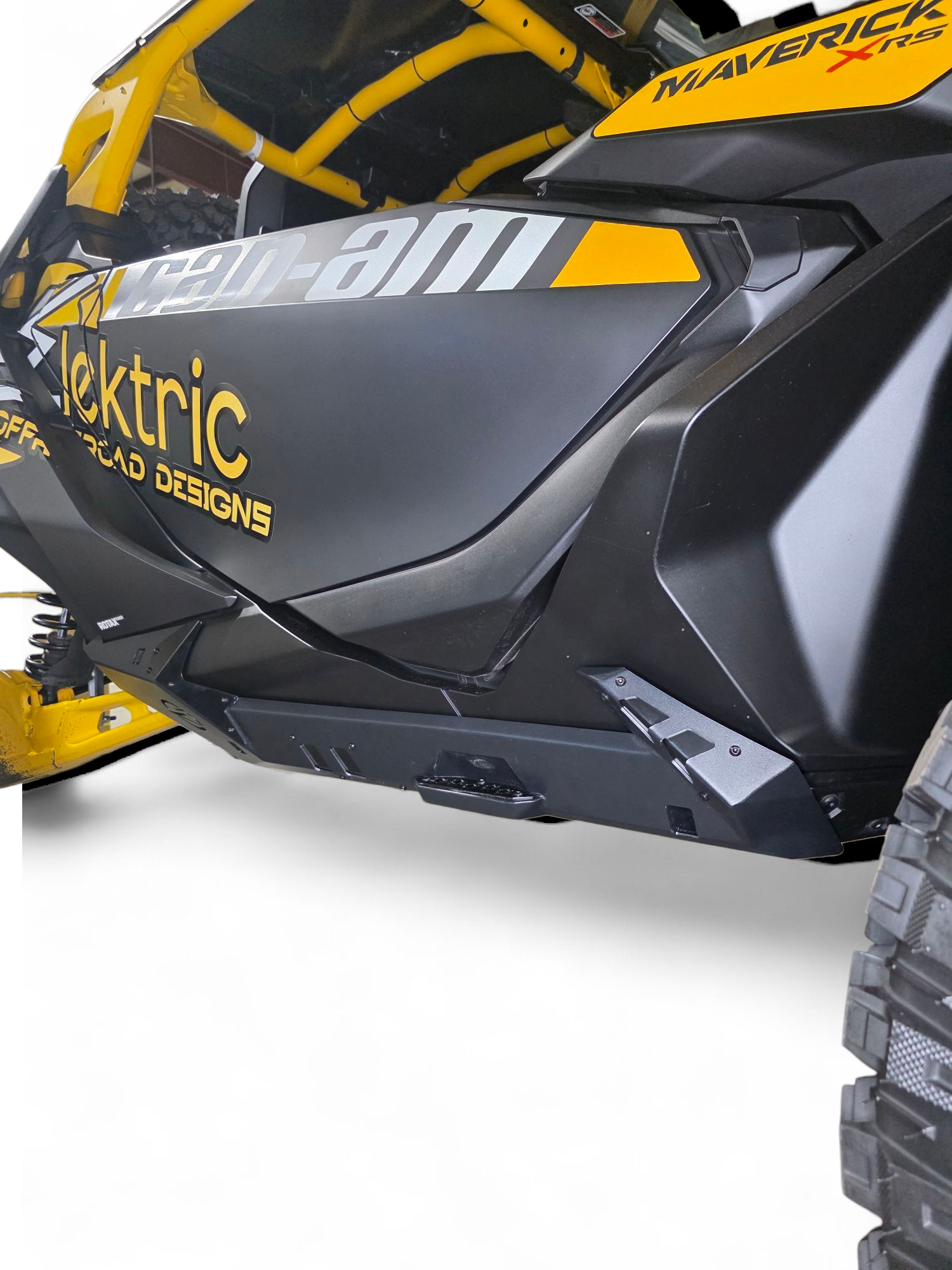 Can-Am Maverick R Volt Rocker Steps 2-Seat Hammer Black