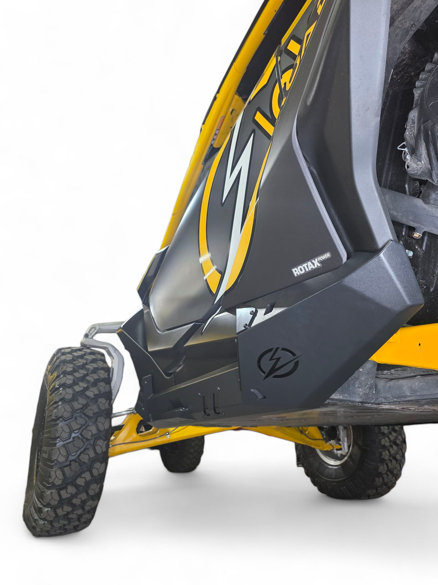 Can-Am Maverick R Volt Rocker Steps 2-Seat Hammer Black