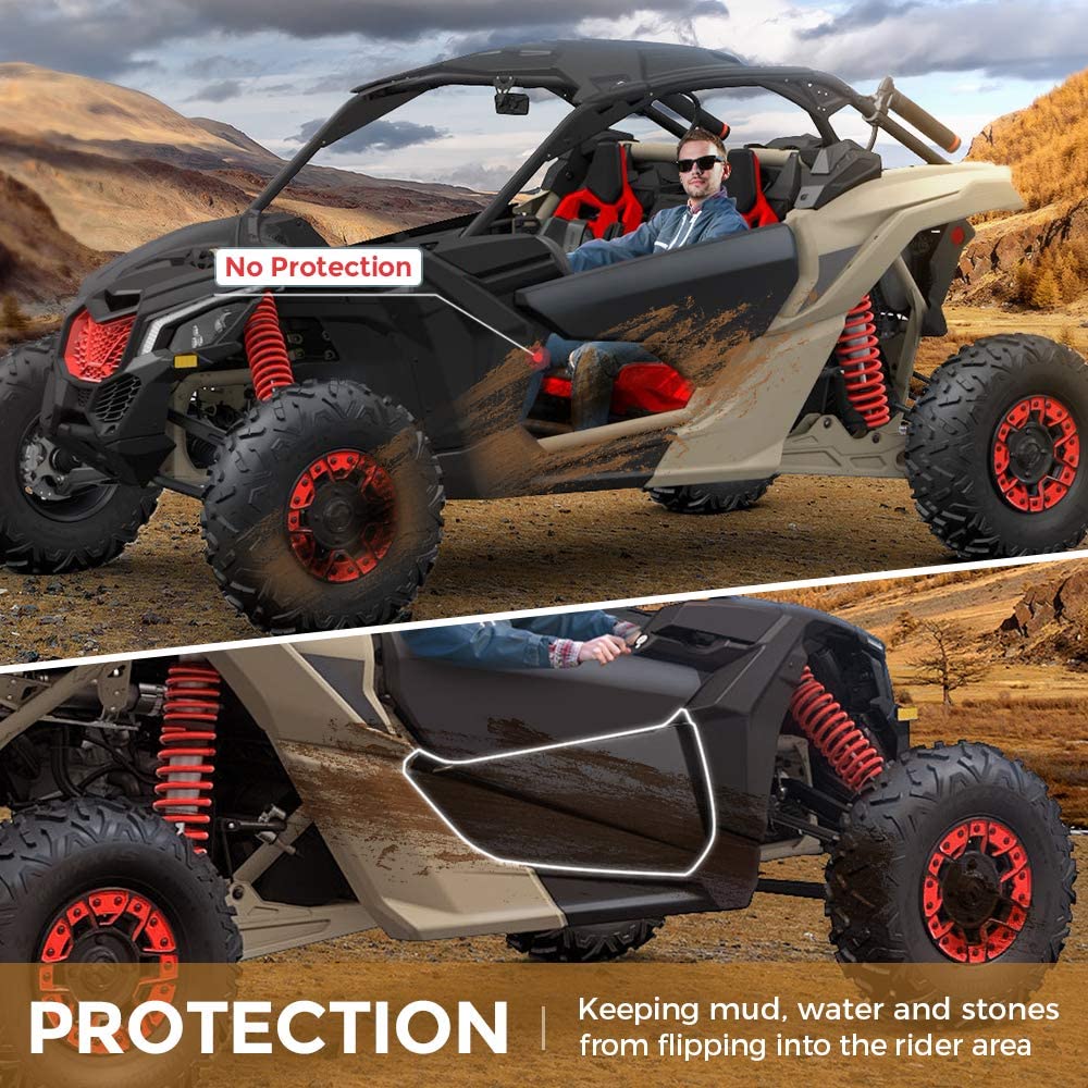 Front Bumpers & Lower Doors Panel For Can-Am Maverick X3