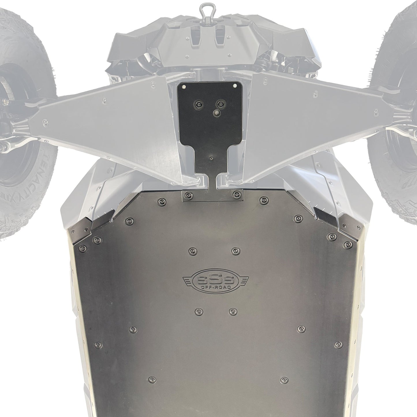 Premium 3-Piece UHMW Skid Plate for Can-Am Maverick R Max
