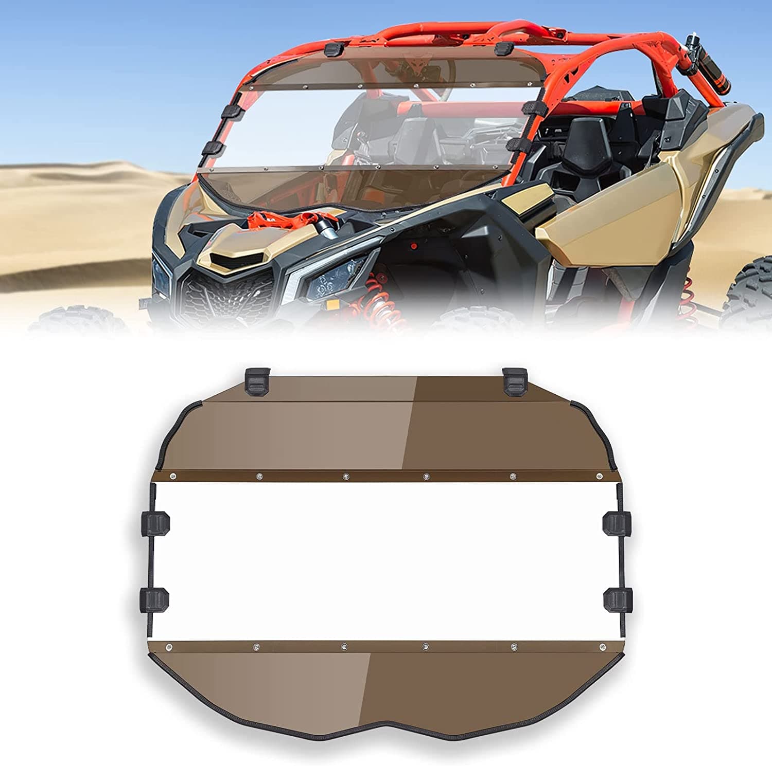 Tinted Full Windshield for Can Am Maverick X3/ Max