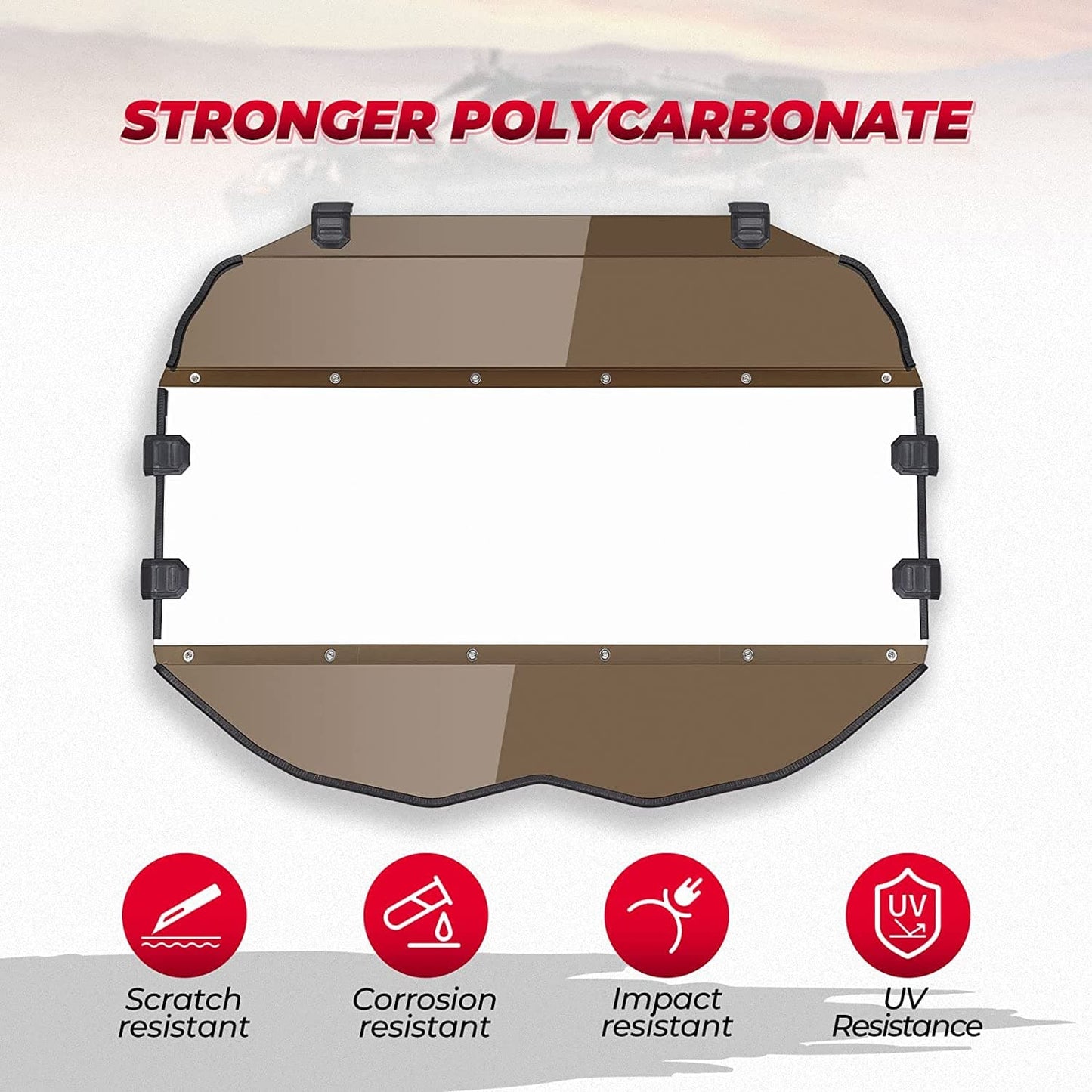 Tinted Full Windshield for Can Am Maverick X3/ Max