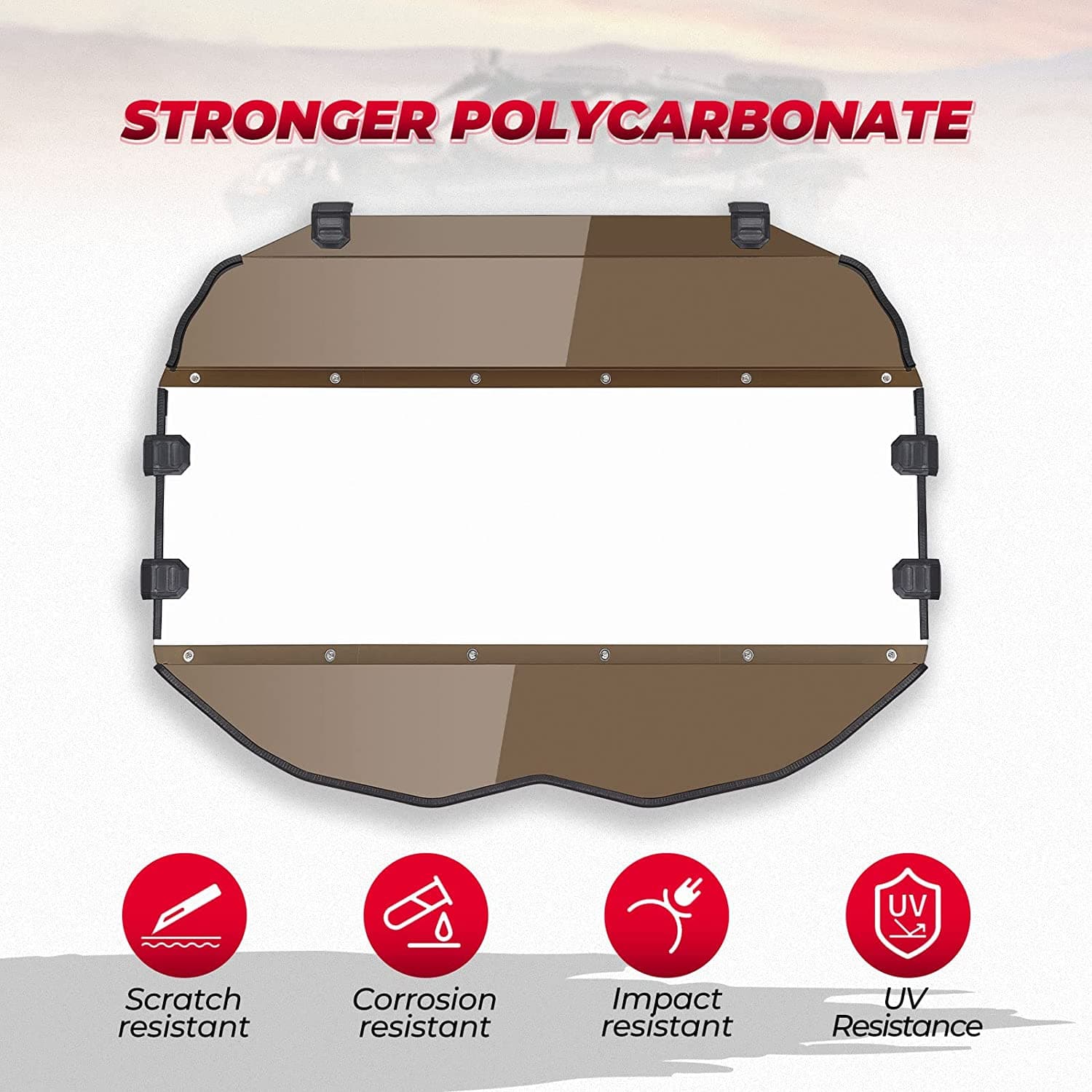 Tinted Full Windshield for Can Am Maverick X3/ Max