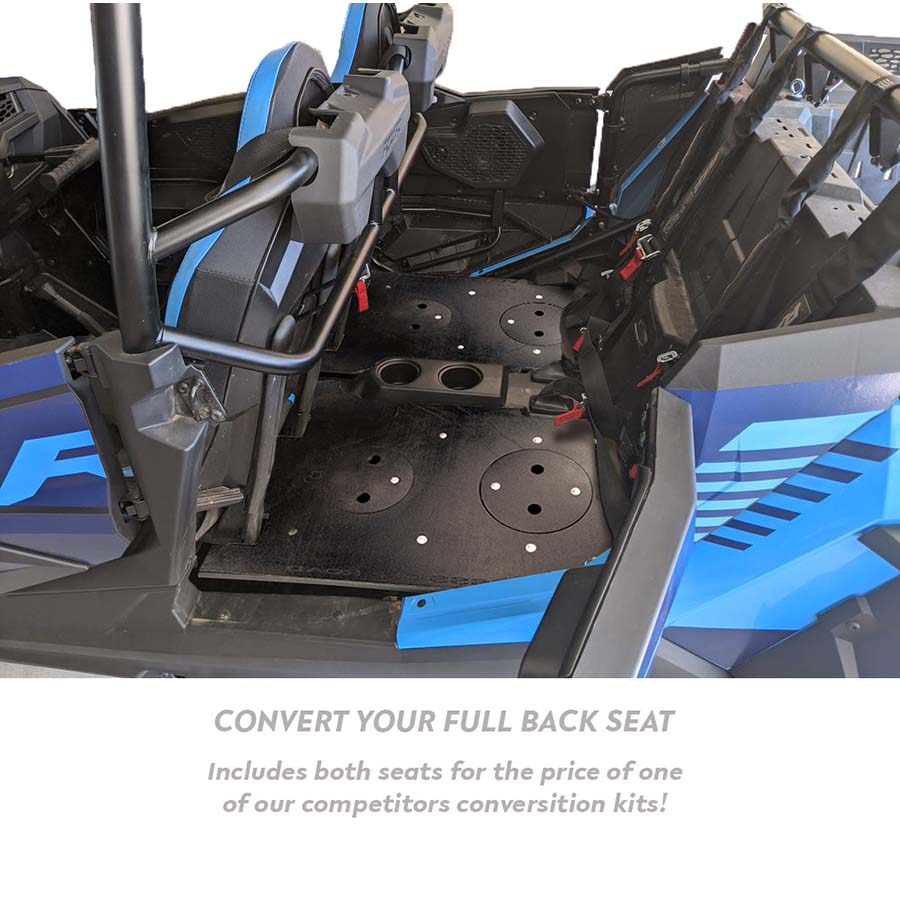 Ultimate Polaris RZR XP 4 1000 Cargo Rack Dog Seat Conversion Kit