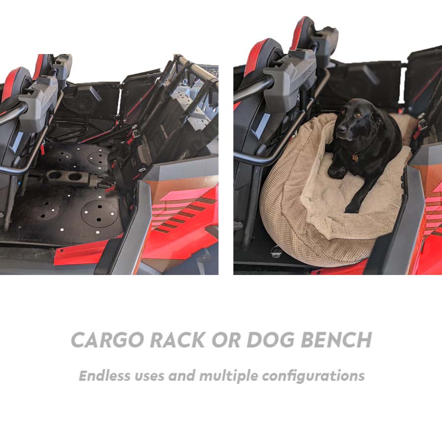 Ultimate Polaris RZR Cargo Rack and Dog Seat Conversion Kit