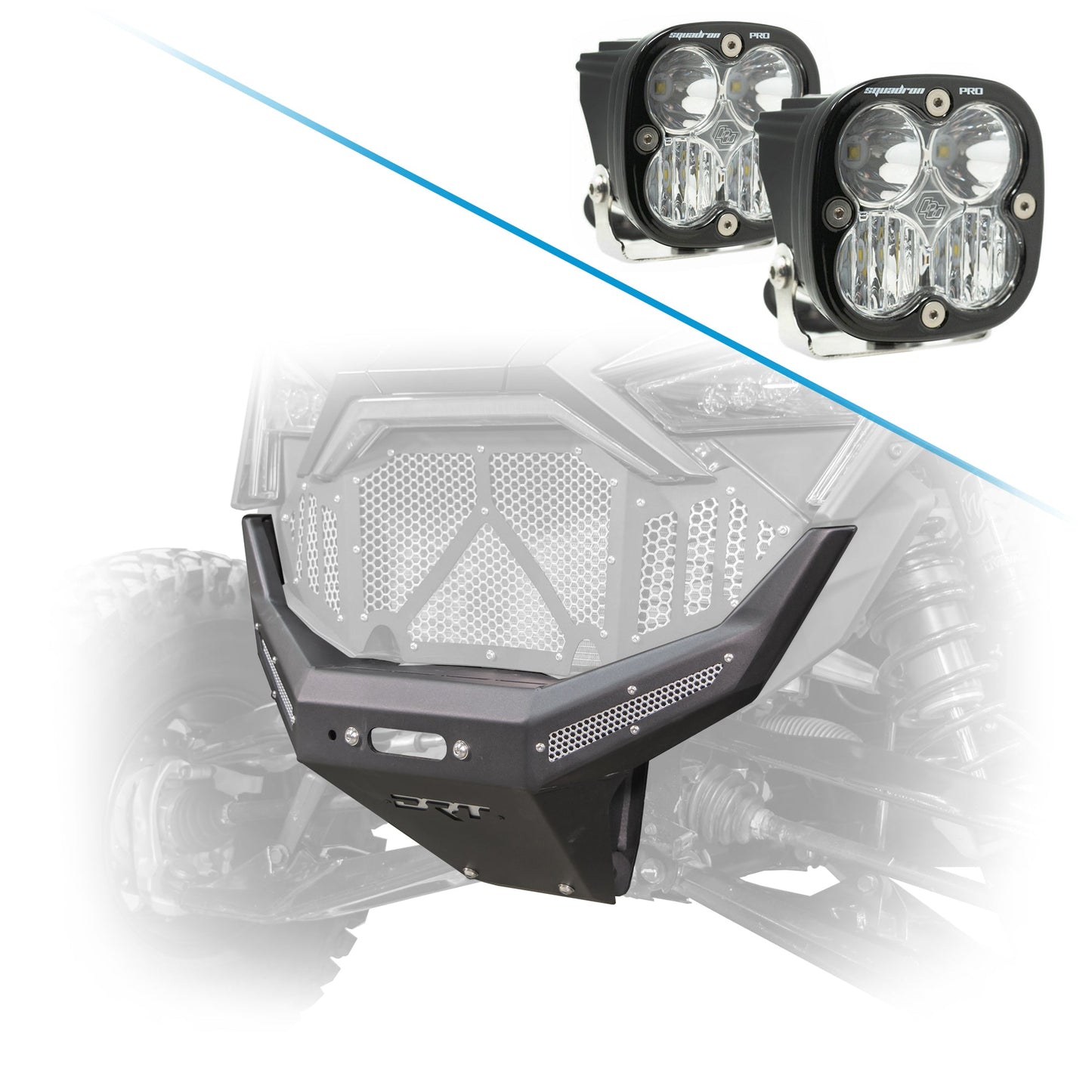 DRT Heavy-Duty Front Winch Bumper for 2022-2024 Polaris RZR Pro