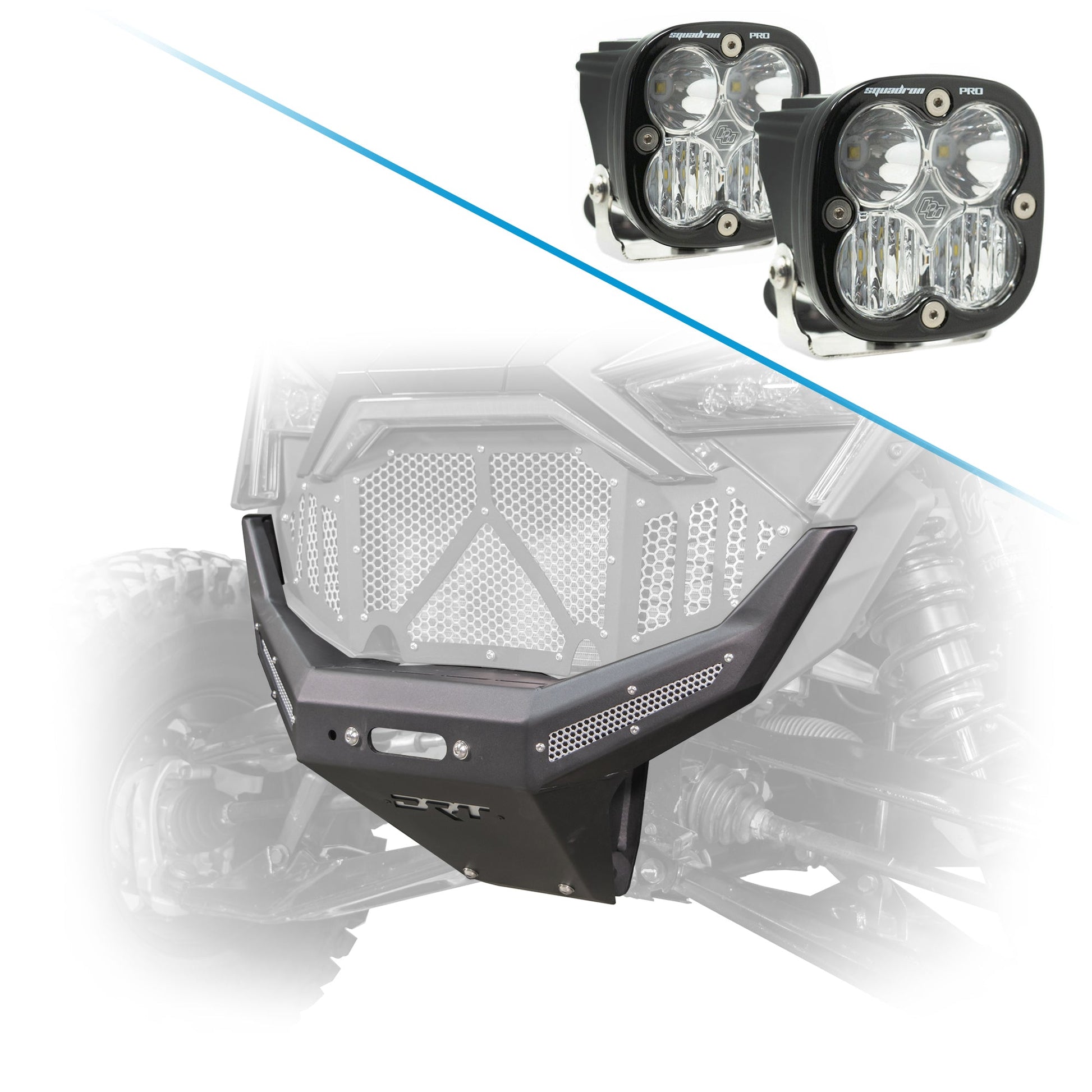 DRT Heavy-Duty Front Winch Bumper for 2022-2024 Polaris RZR Pro