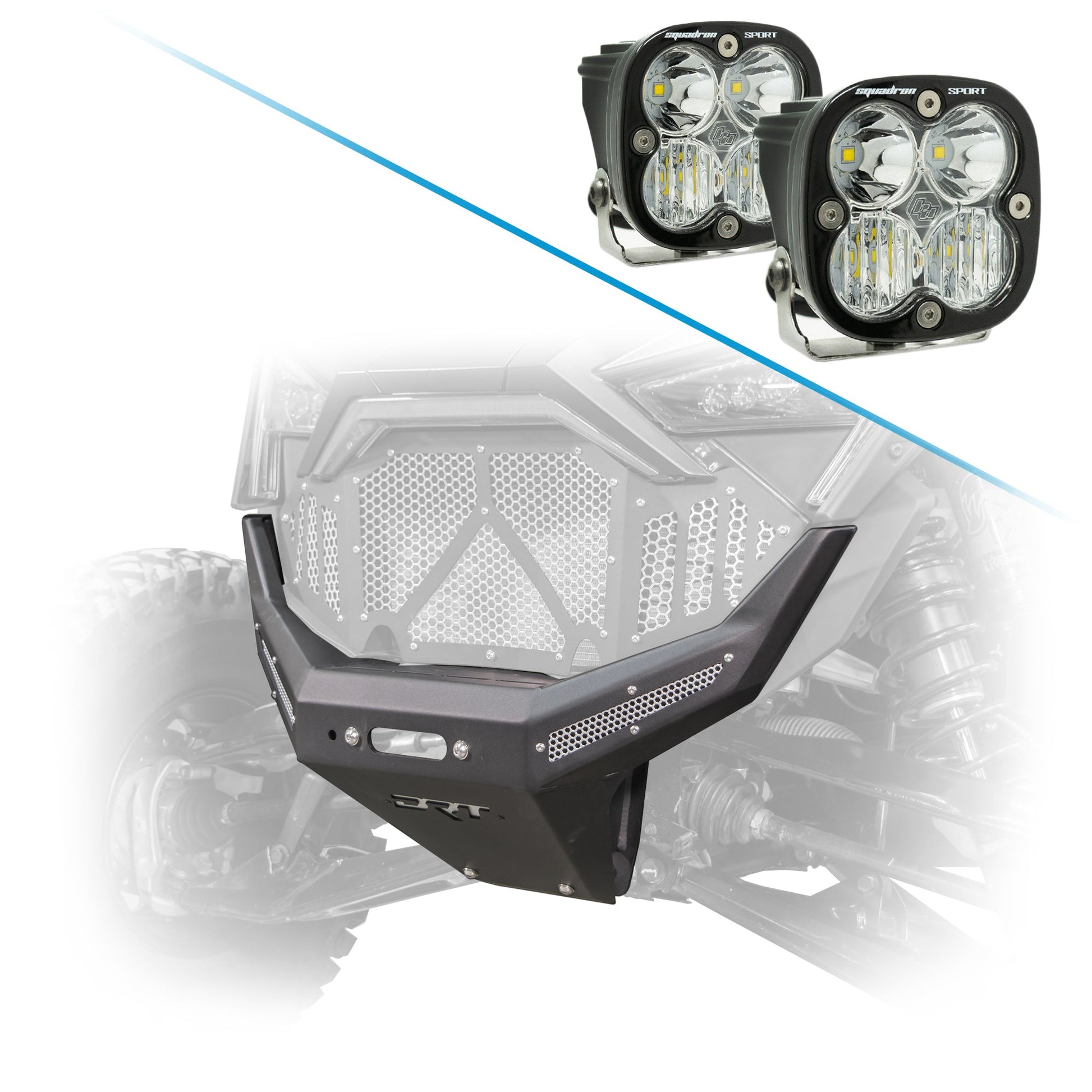 DRT Heavy-Duty Front Winch Bumper for 2022-2024 Polaris RZR Pro