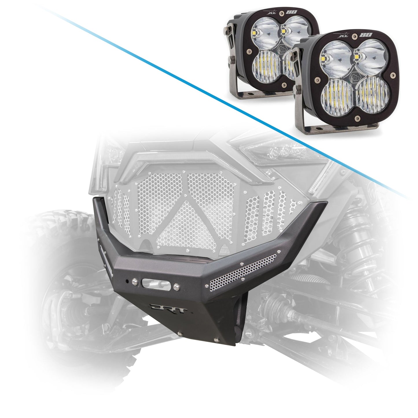 DRT Heavy-Duty Front Winch Bumper for 2022-2024 Polaris RZR Pro