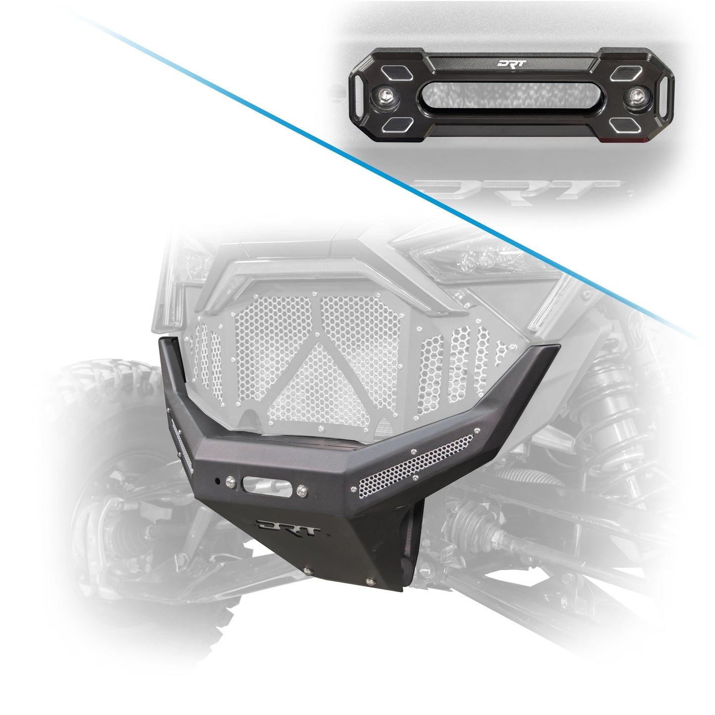 DRT Heavy-Duty Front Winch Bumper for 2022-2024 Polaris RZR Pro