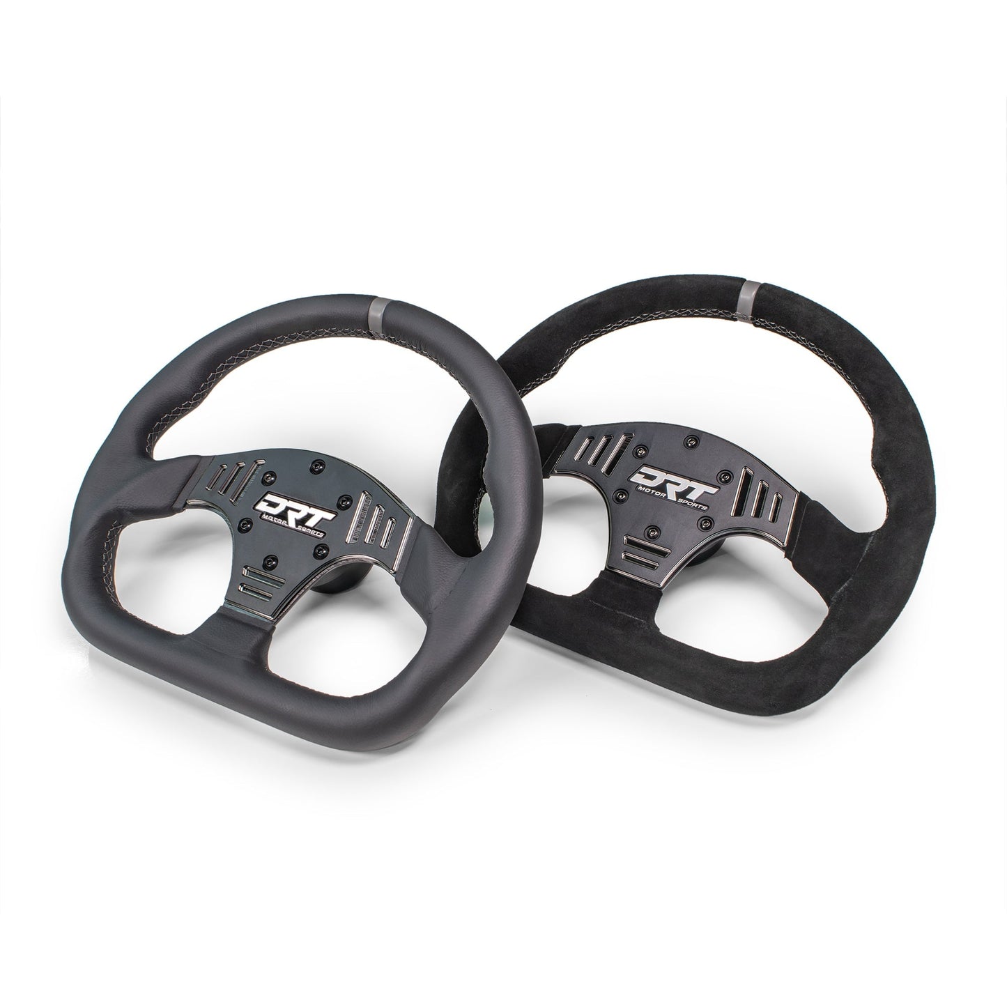 DRT Motorsports 330mm D-Shape Leather & Suede Steering Wheel