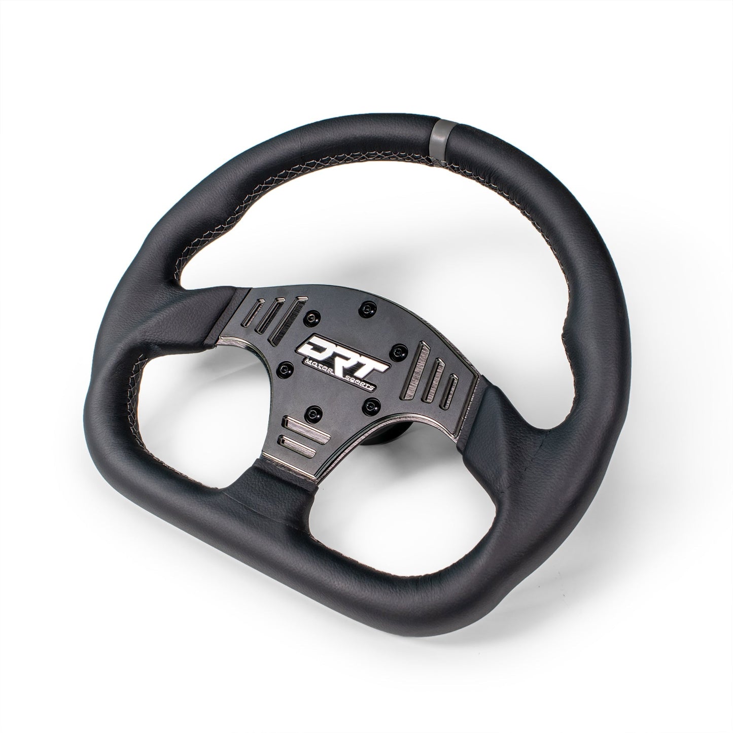 DRT Motorsports 330mm D-Shape Leather & Suede Steering Wheel