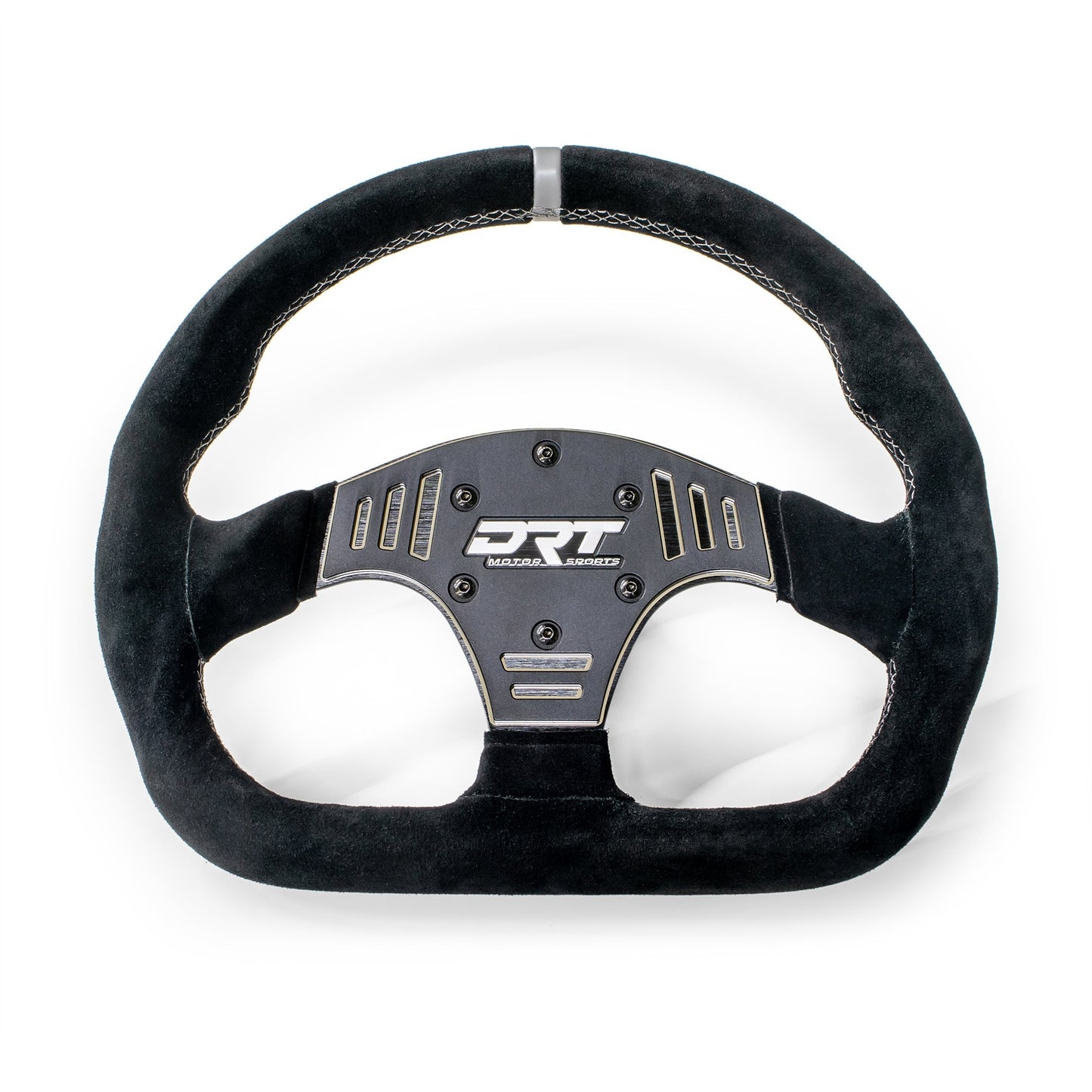 DRT Motorsports 330mm D-Shape Leather & Suede Steering Wheel