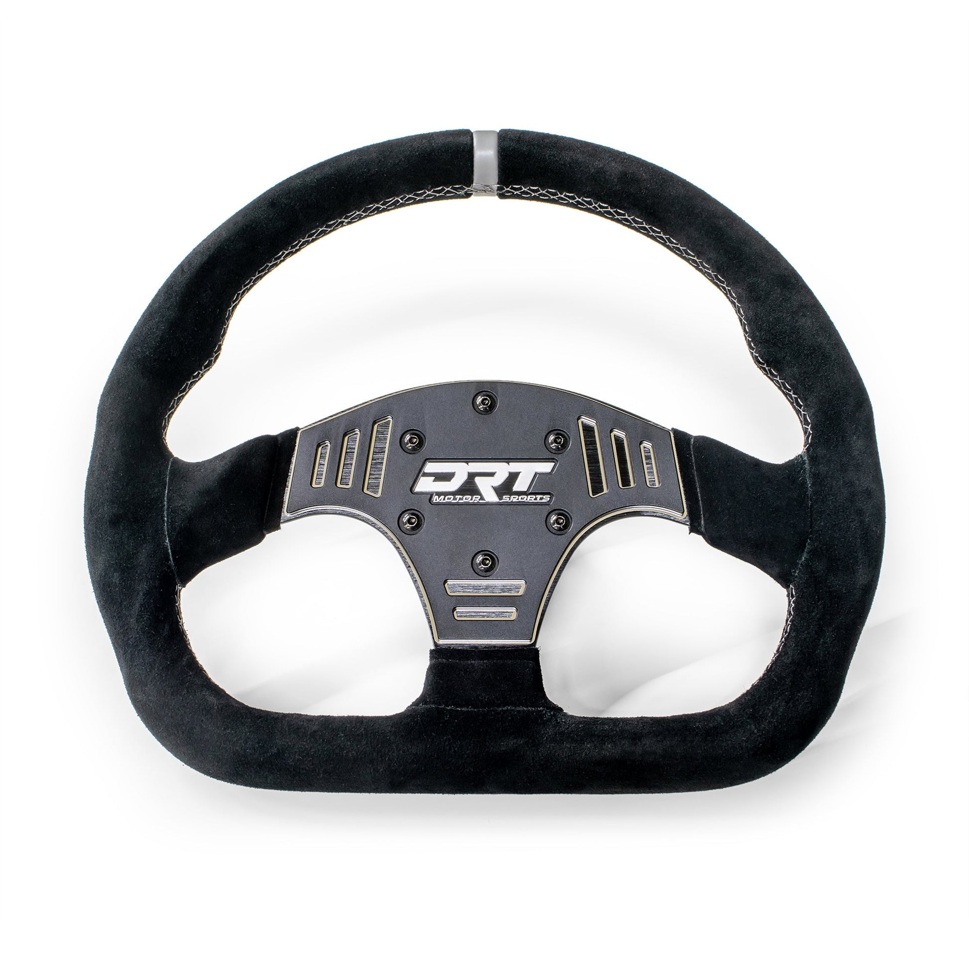 DRT Motorsports 330mm D-Shape Leather & Suede Steering Wheel
