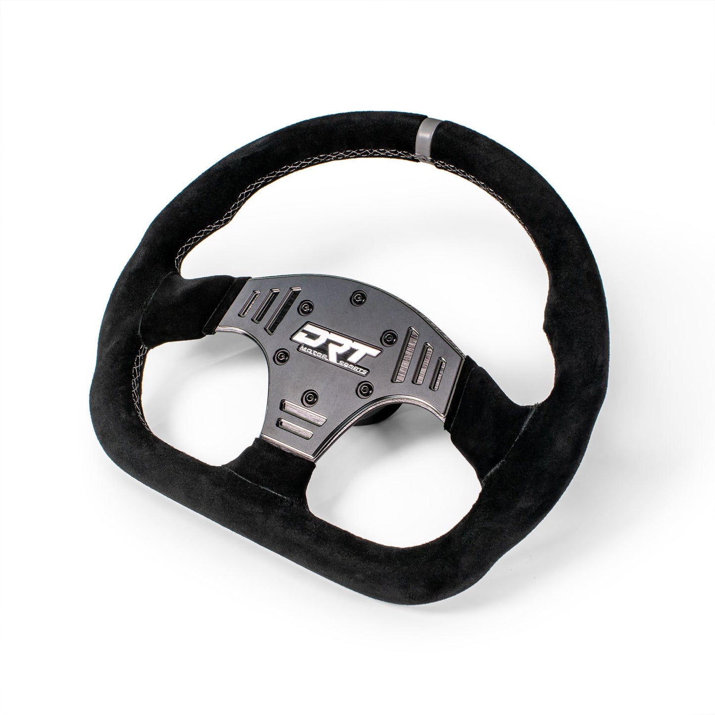 DRT Motorsports 330mm D-Shape Leather & Suede Steering Wheel