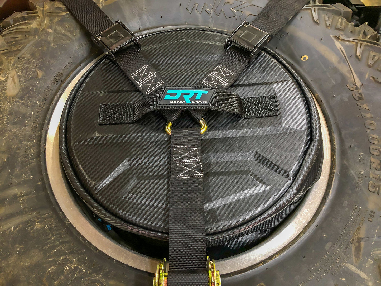 DRT Motorsports Carbon Fiber Spare Tire Storage Bag Universal