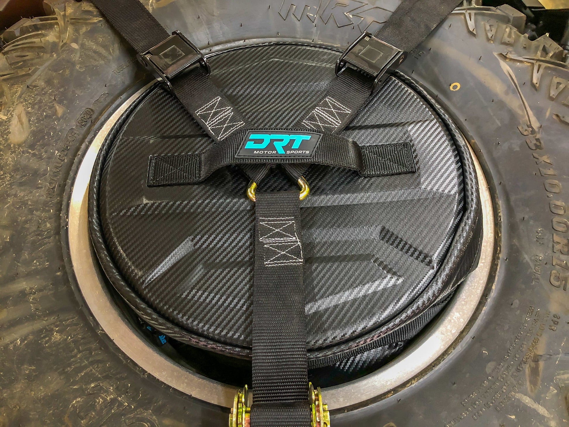 DRT Motorsports Carbon Fiber Spare Tire Storage Bag Universal