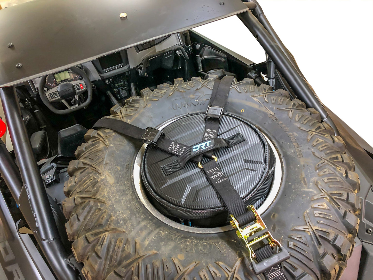 DRT Motorsports Carbon Fiber Spare Tire Storage Bag Universal