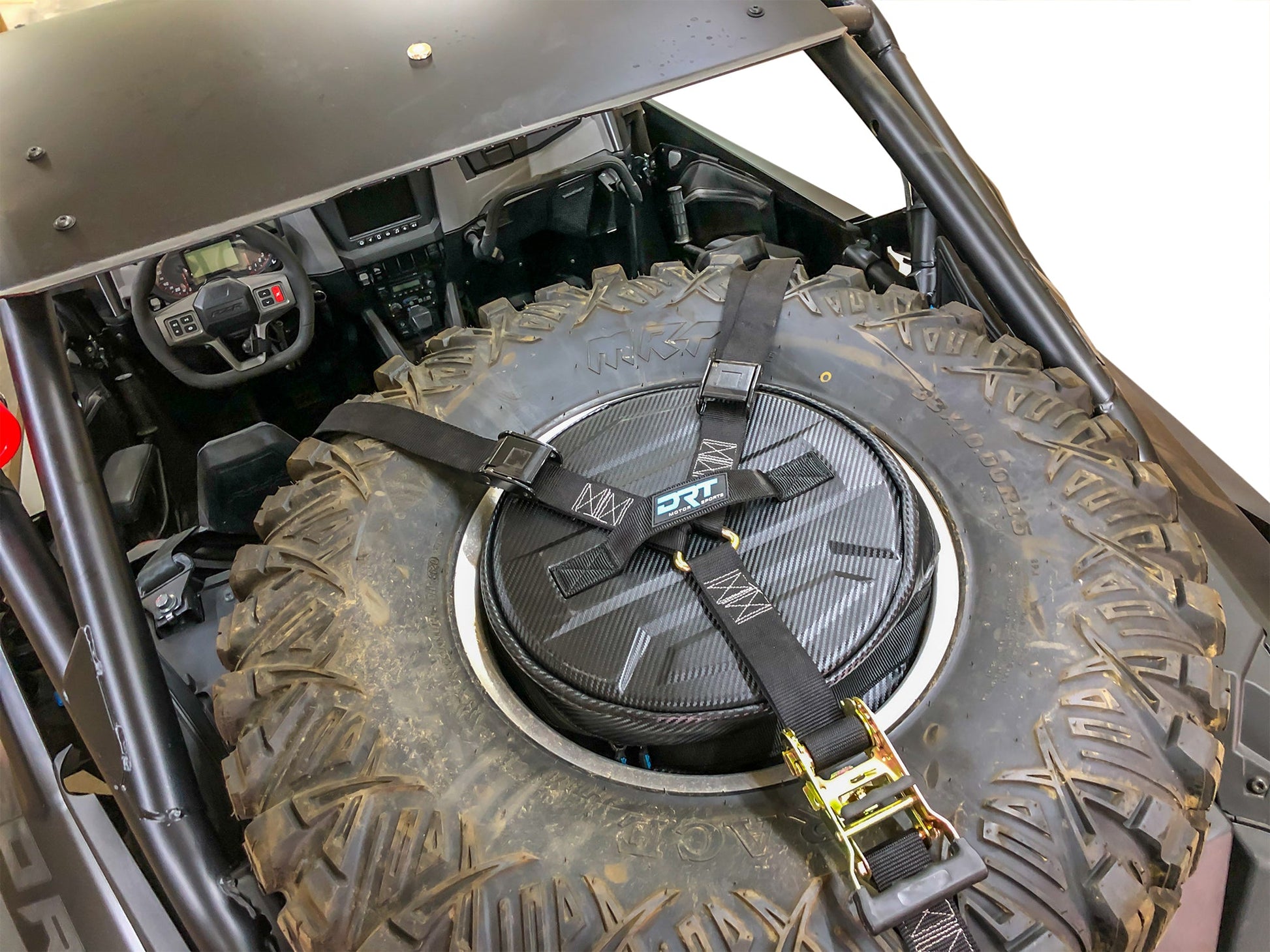 DRT Motorsports Carbon Fiber Spare Tire Storage Bag Universal