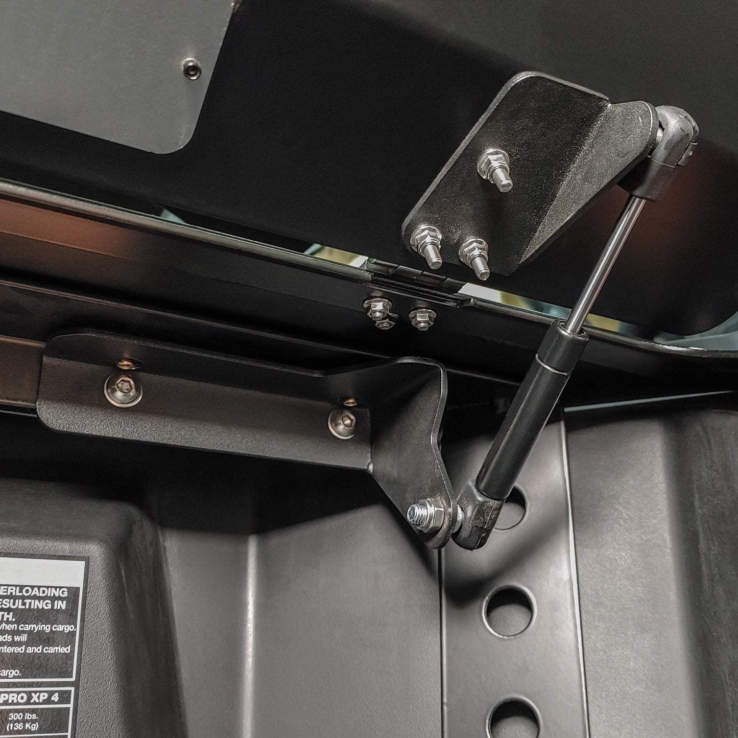 DRT Motorsports Polaris Trunk Enclosure Gas Strut Lift Kit