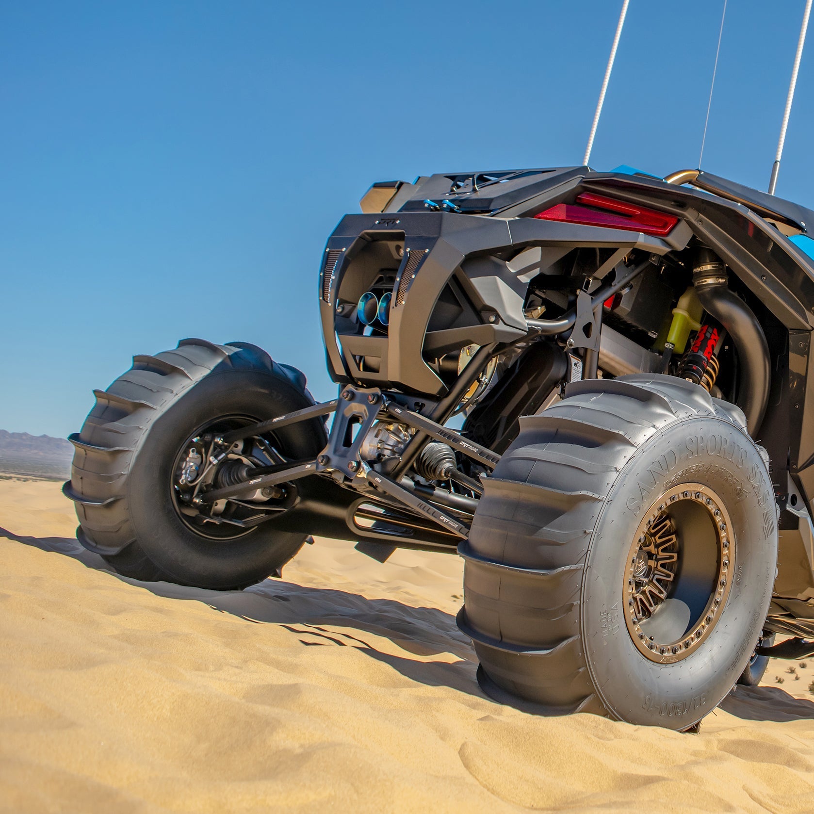 DRT Aluminum Hex Radius Rod Kit for Polaris RZR Pro