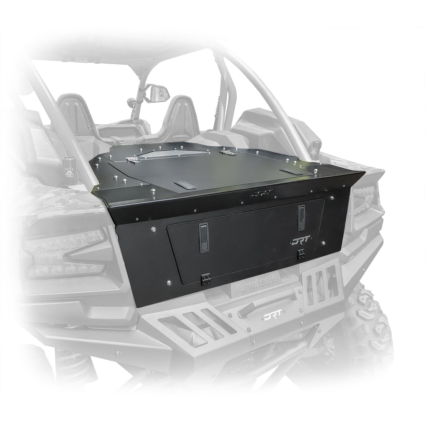 Durable DRT Aluminum Storage Trunk Enclosure for Kawasaki KRX1000