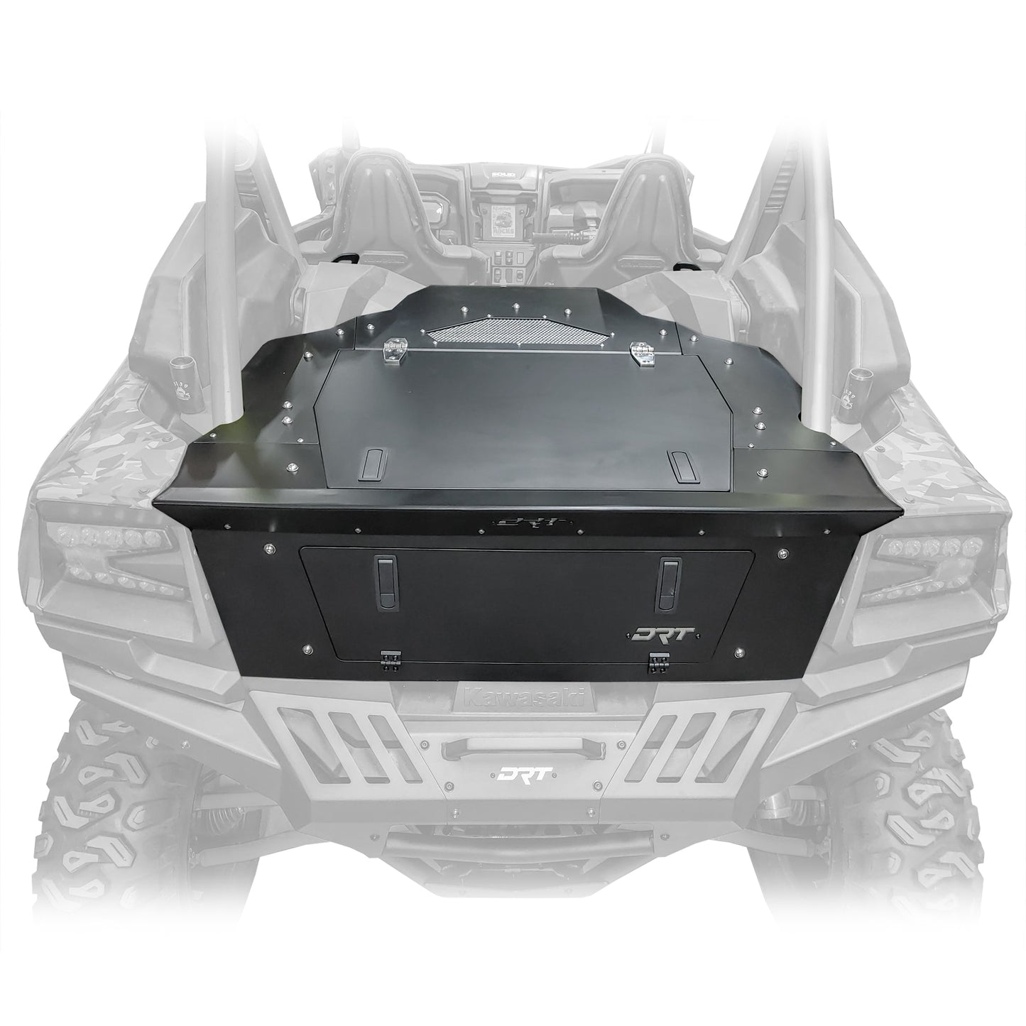 Durable DRT Aluminum Storage Trunk Enclosure for Kawasaki KRX1000