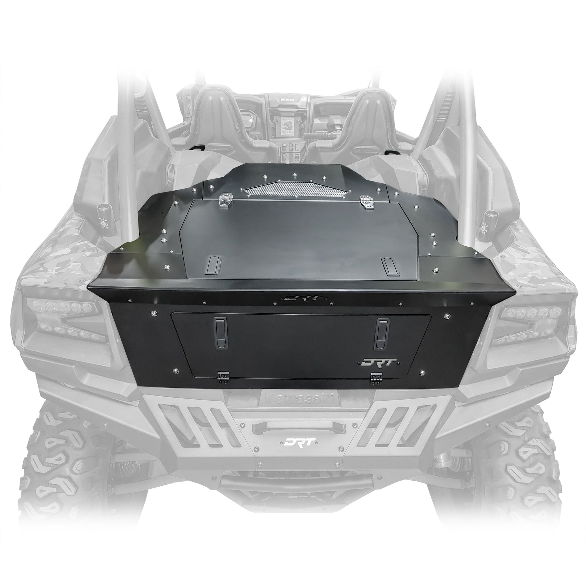 Durable DRT Aluminum Storage Trunk Enclosure for Kawasaki KRX1000