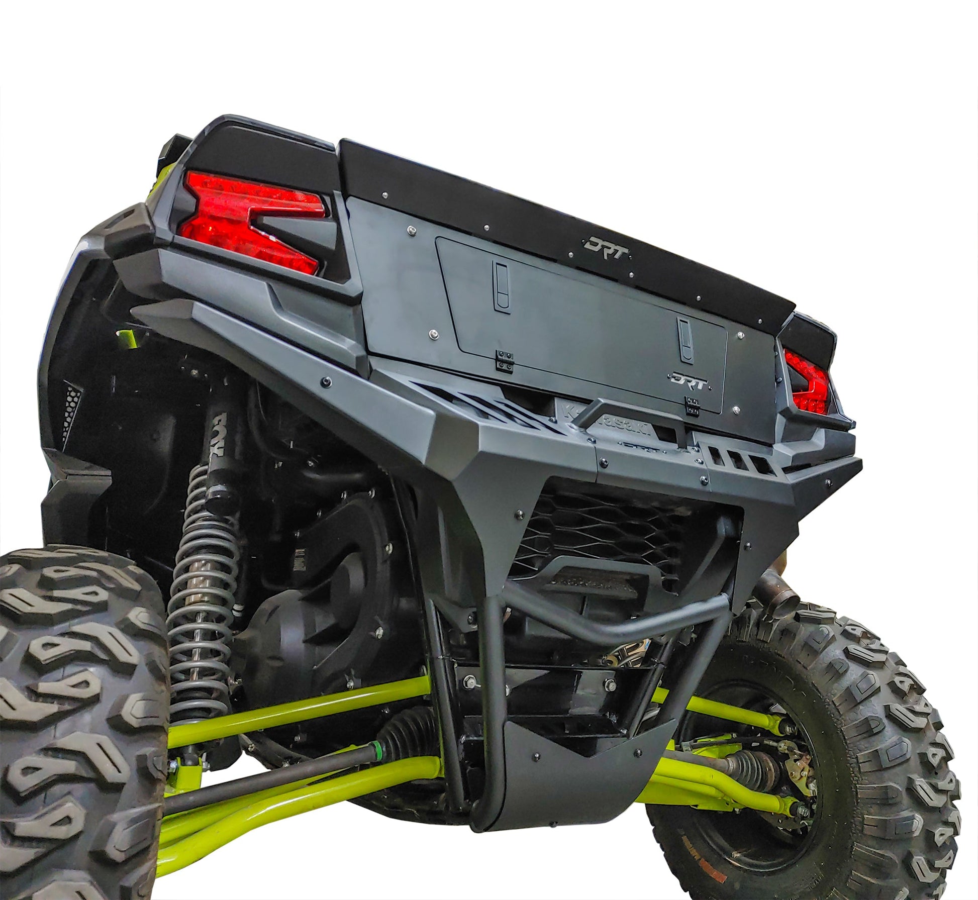 Durable DRT Aluminum Storage Trunk Enclosure for Kawasaki KRX1000