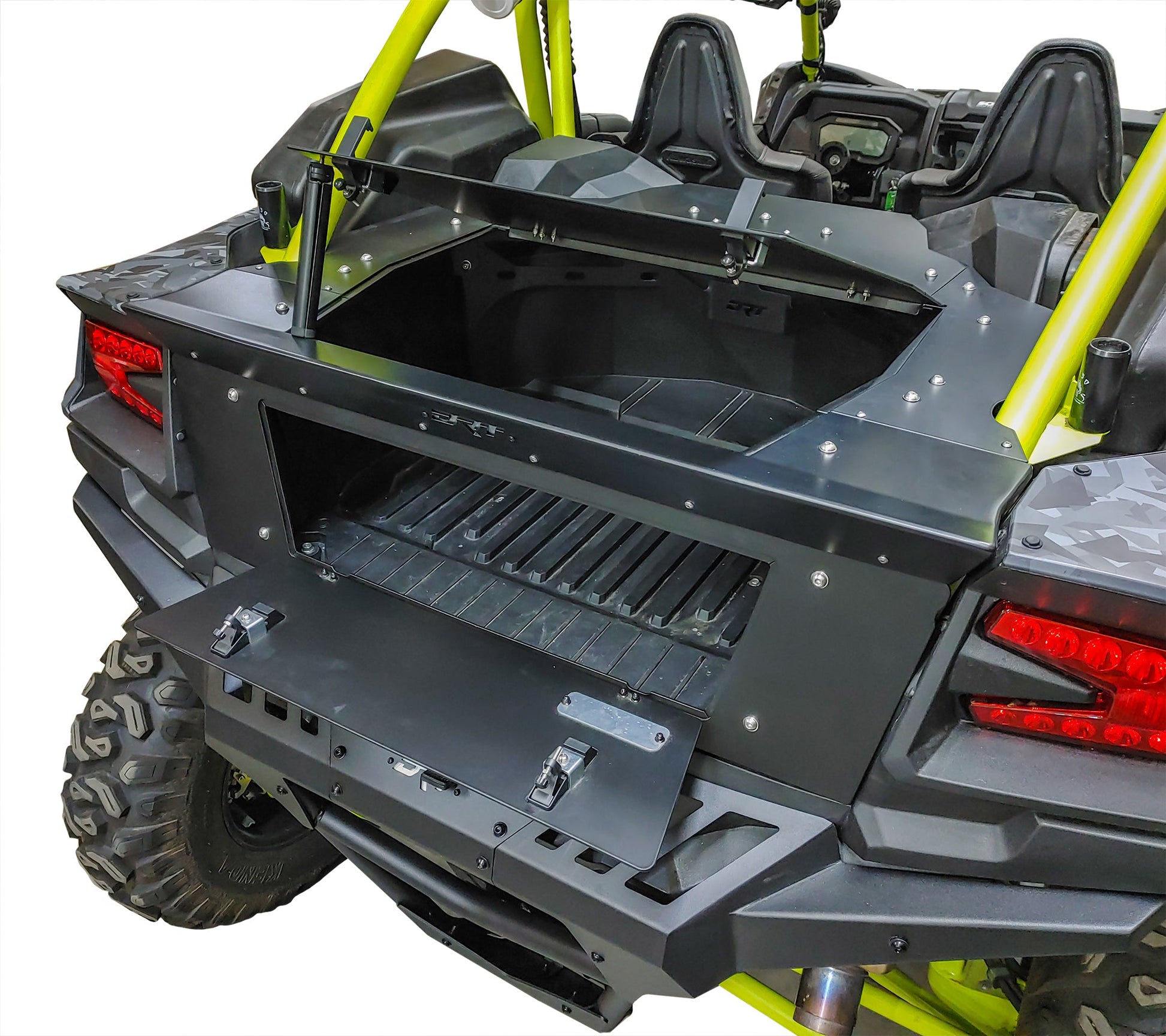 Durable DRT Aluminum Storage Trunk Enclosure for Kawasaki KRX1000