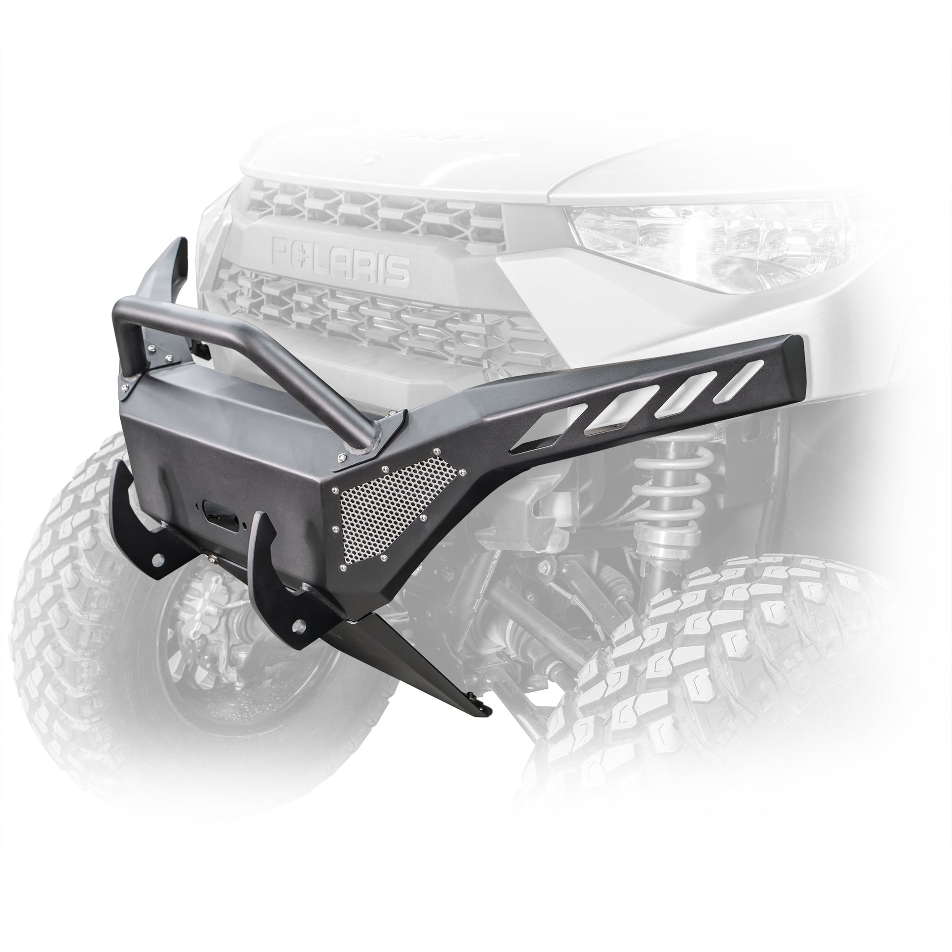 DRT Heavy-Duty Steel Front Winch Bumper for Polaris Ranger XP1000