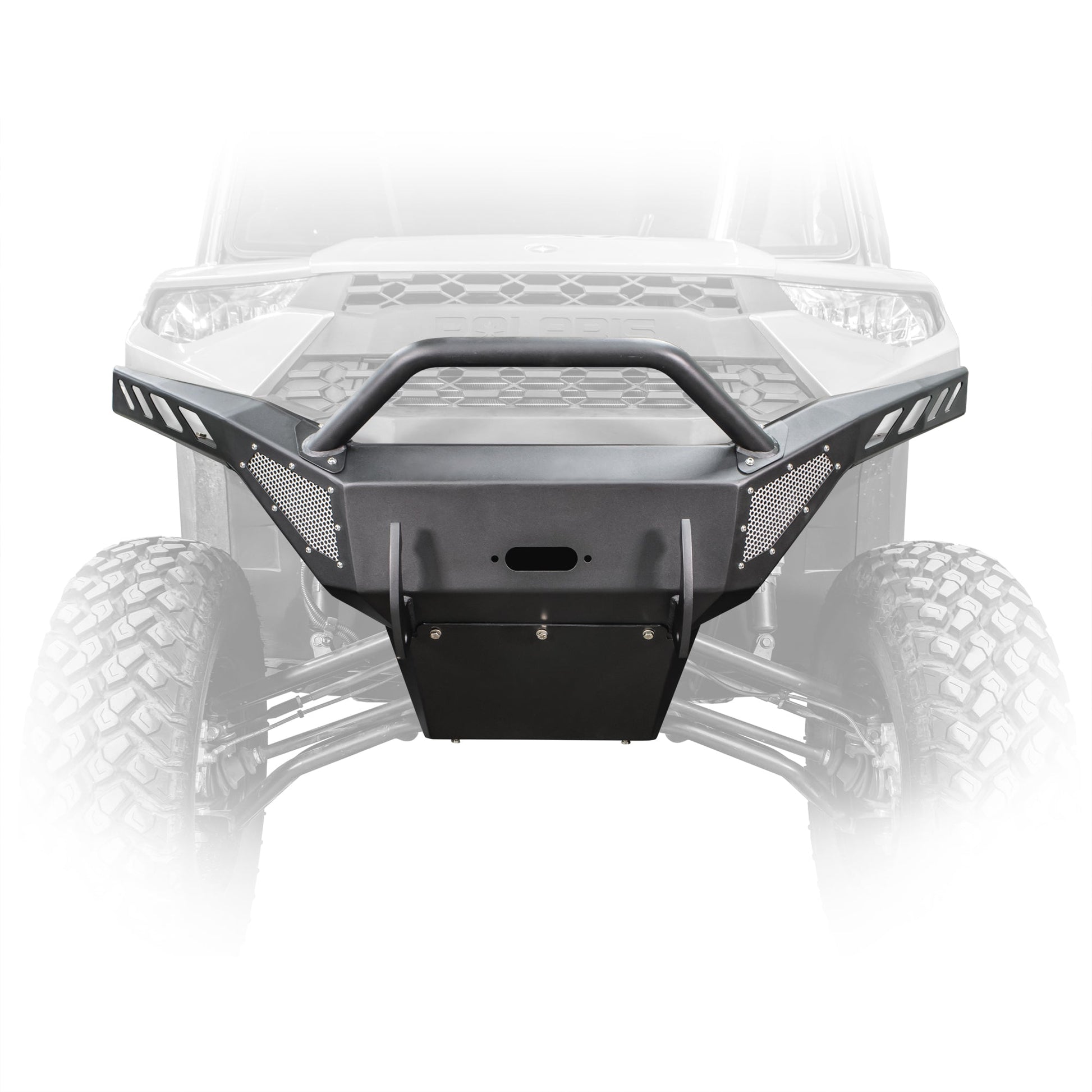 DRT Heavy-Duty Steel Front Winch Bumper for Polaris Ranger XP1000