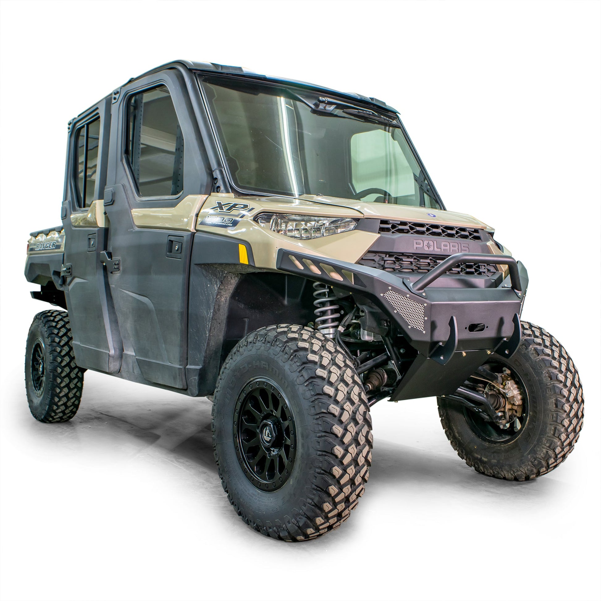 DRT Heavy-Duty Steel Front Winch Bumper for Polaris Ranger XP1000