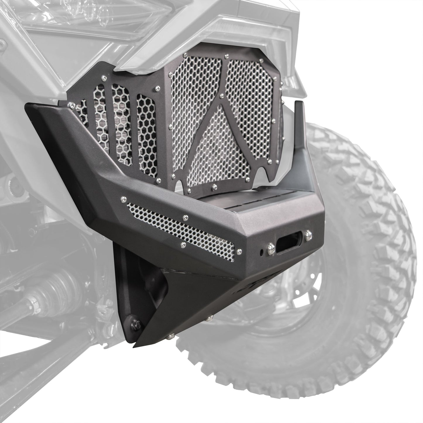 DRT Heavy-Duty Front Winch Bumper for 2022-2024 Polaris RZR Pro