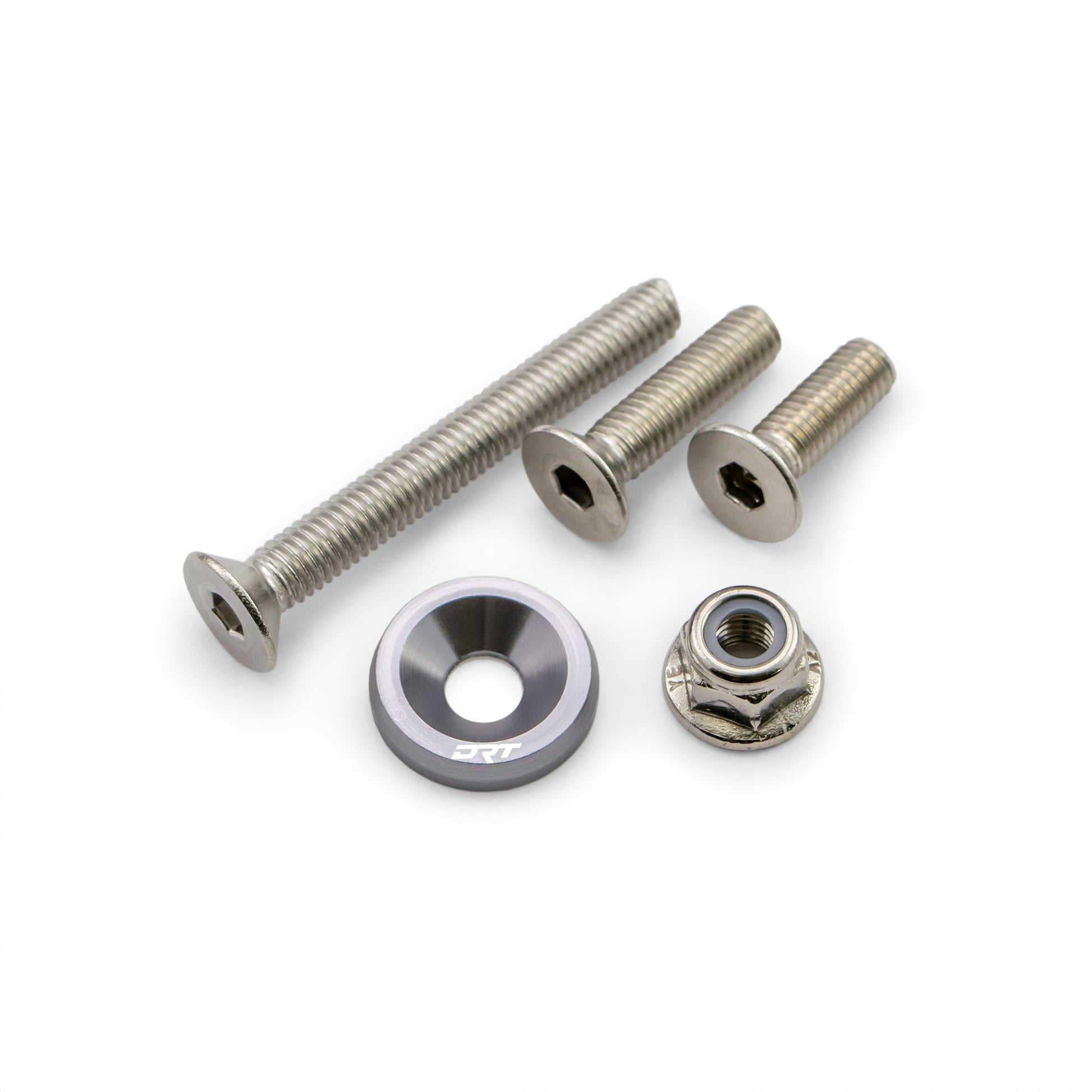 DRT UTV Rock Washer Kit – Raw Aluminum Fender Hardware