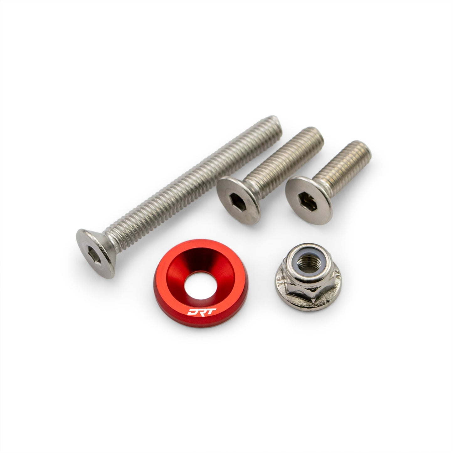 DRT UTV Rock Washer Kit – Raw Aluminum Fender Hardware