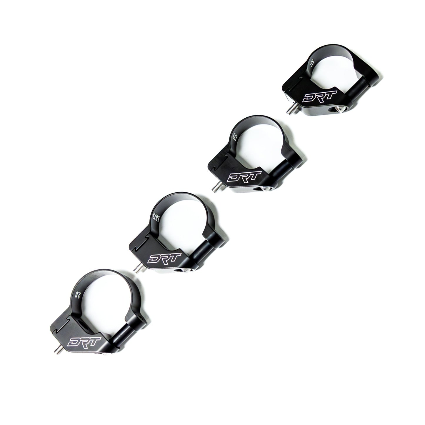 Billet Aluminum Universal Round Tube Reverse Clamp with M6 Bolt