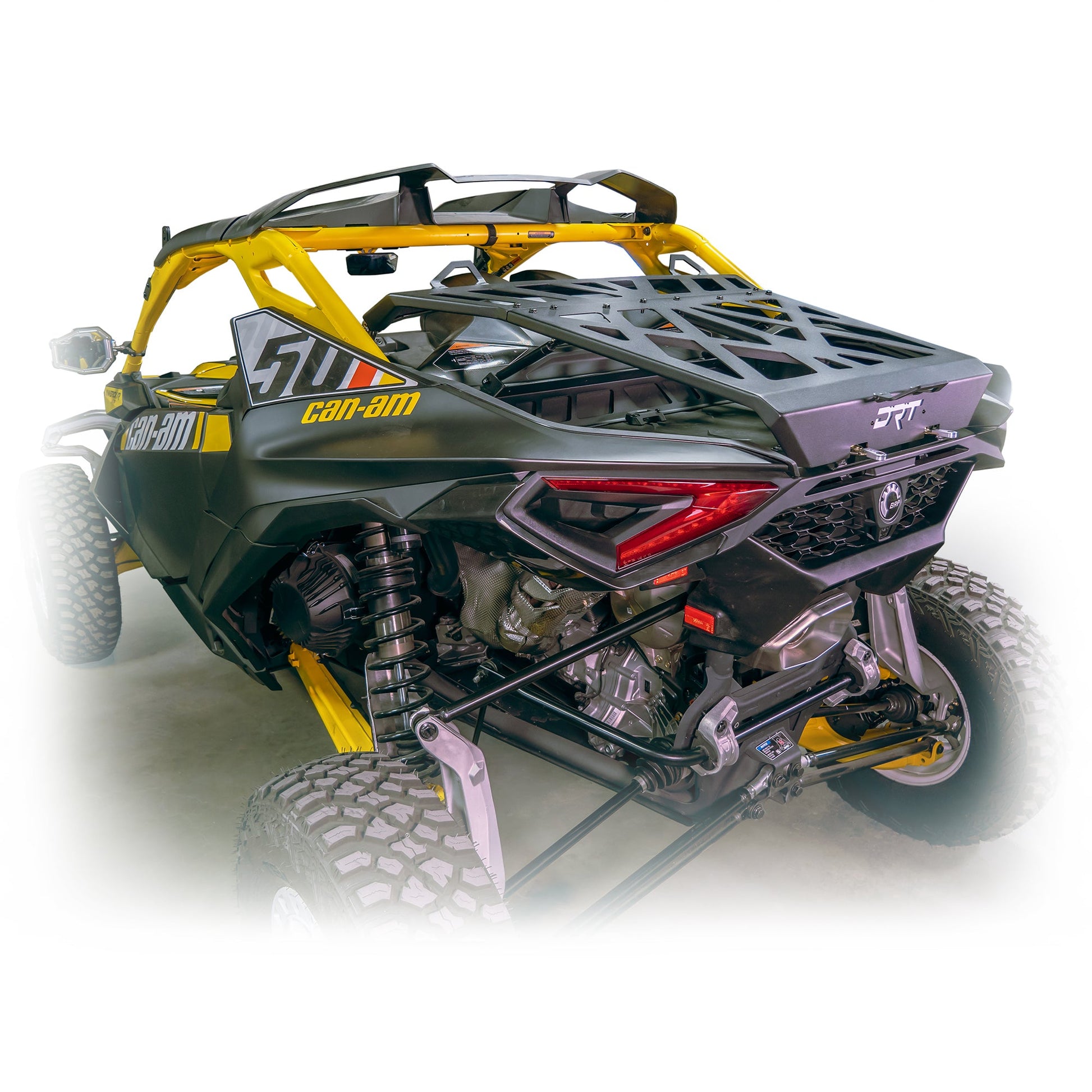 DRT Motorsports Can‑Am Maverick R 35" Tire Carrier Adventure Rack