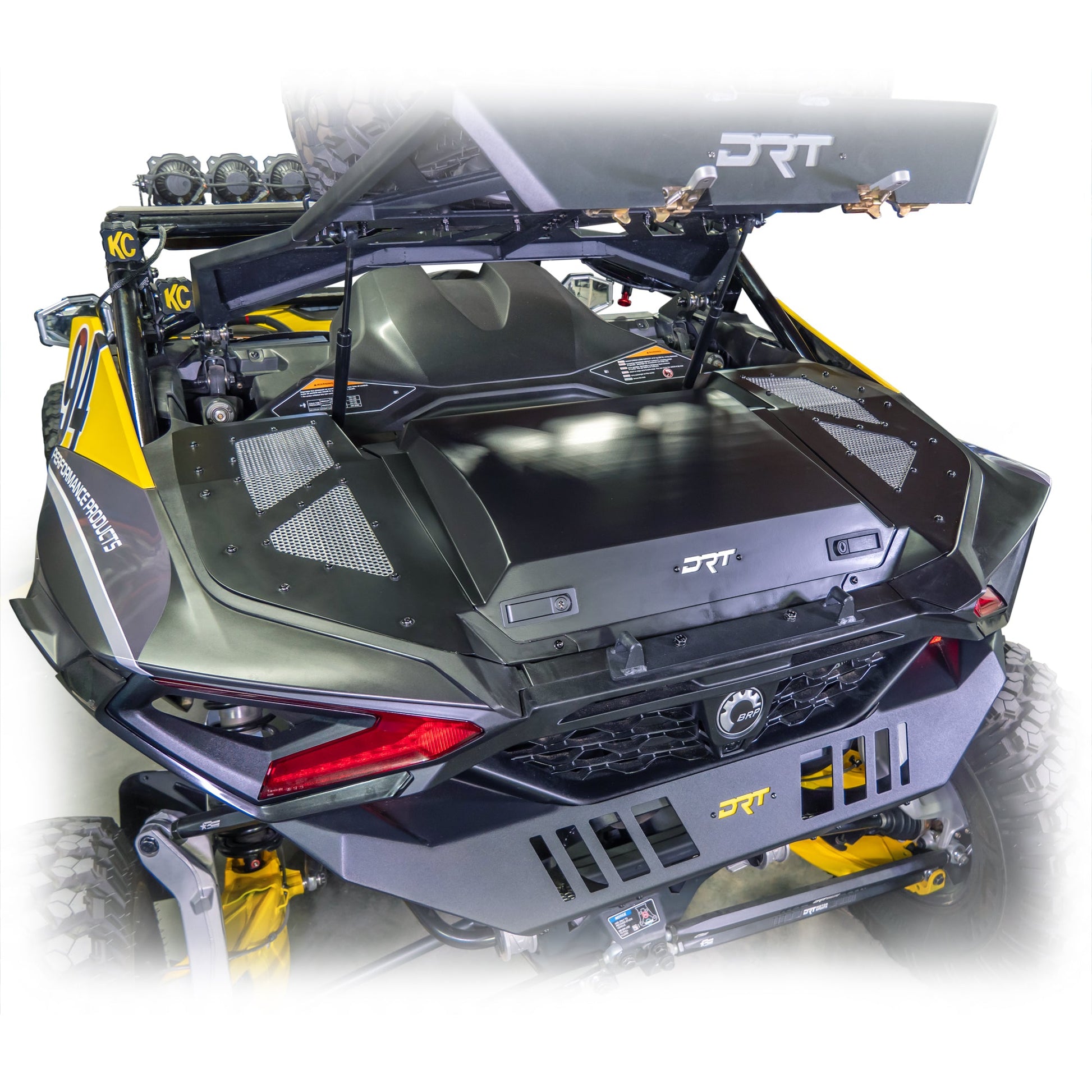 DRT Motorsports Aluminum Trunk Enclosure for 2024 Can-Am Maverick R