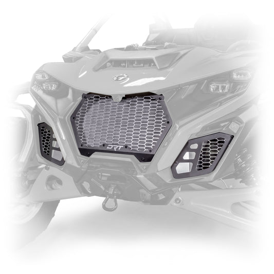 DRT Can‑Am Maverick R Aluminum Front Grill Kit